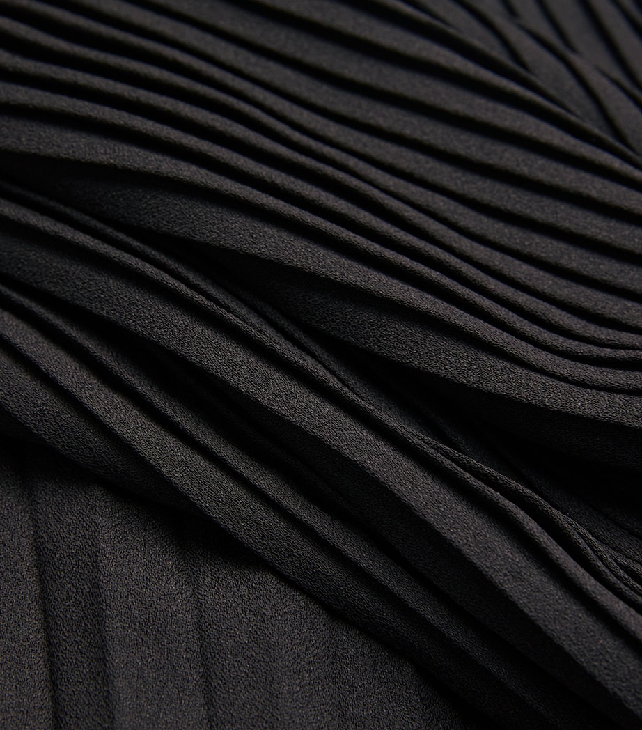 Bead-Detail Mini Dress BLACK Image 5