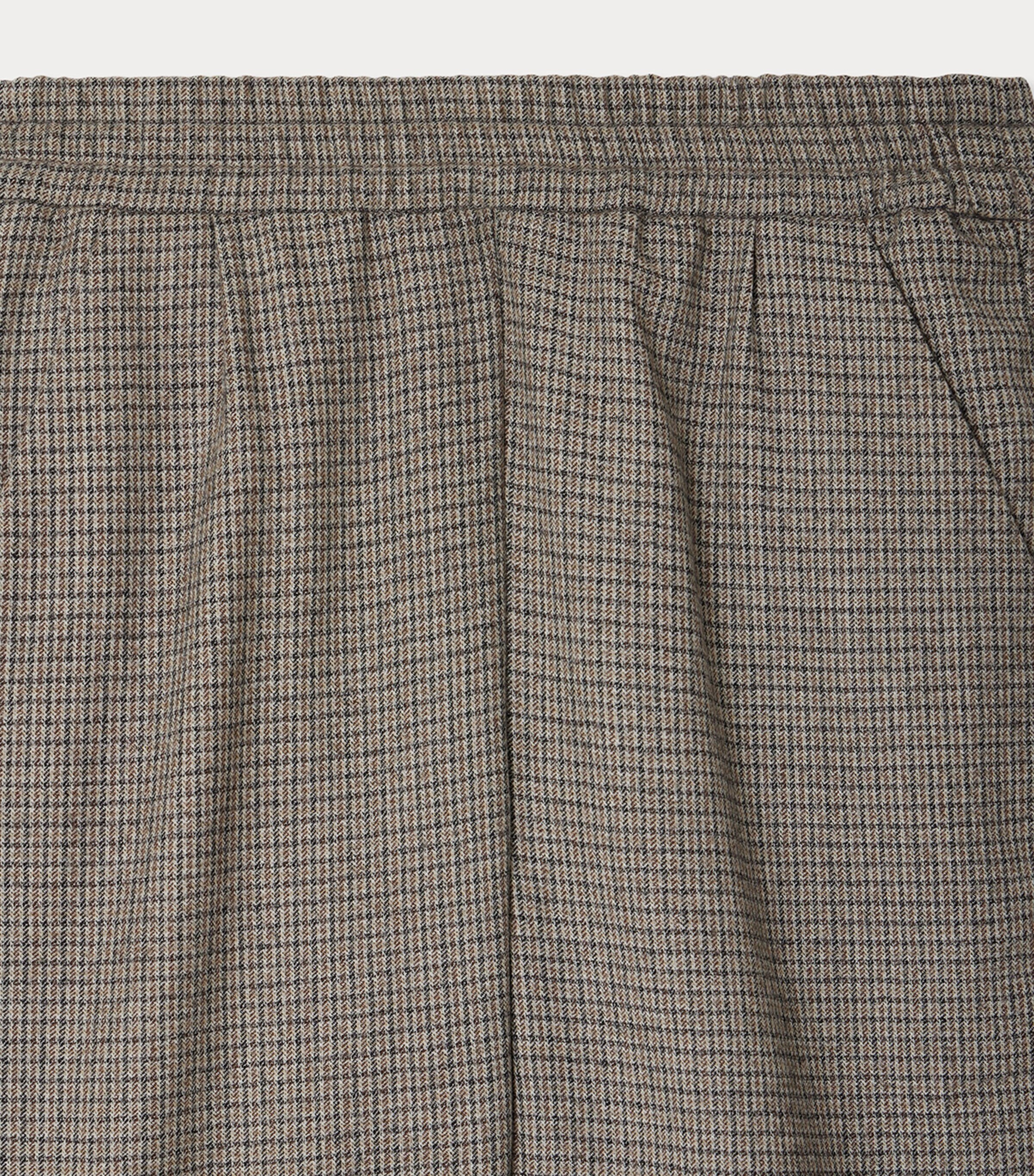 Wool-Blend Check Jones Trousers (4-8 Years) CA TAUPE Image 3