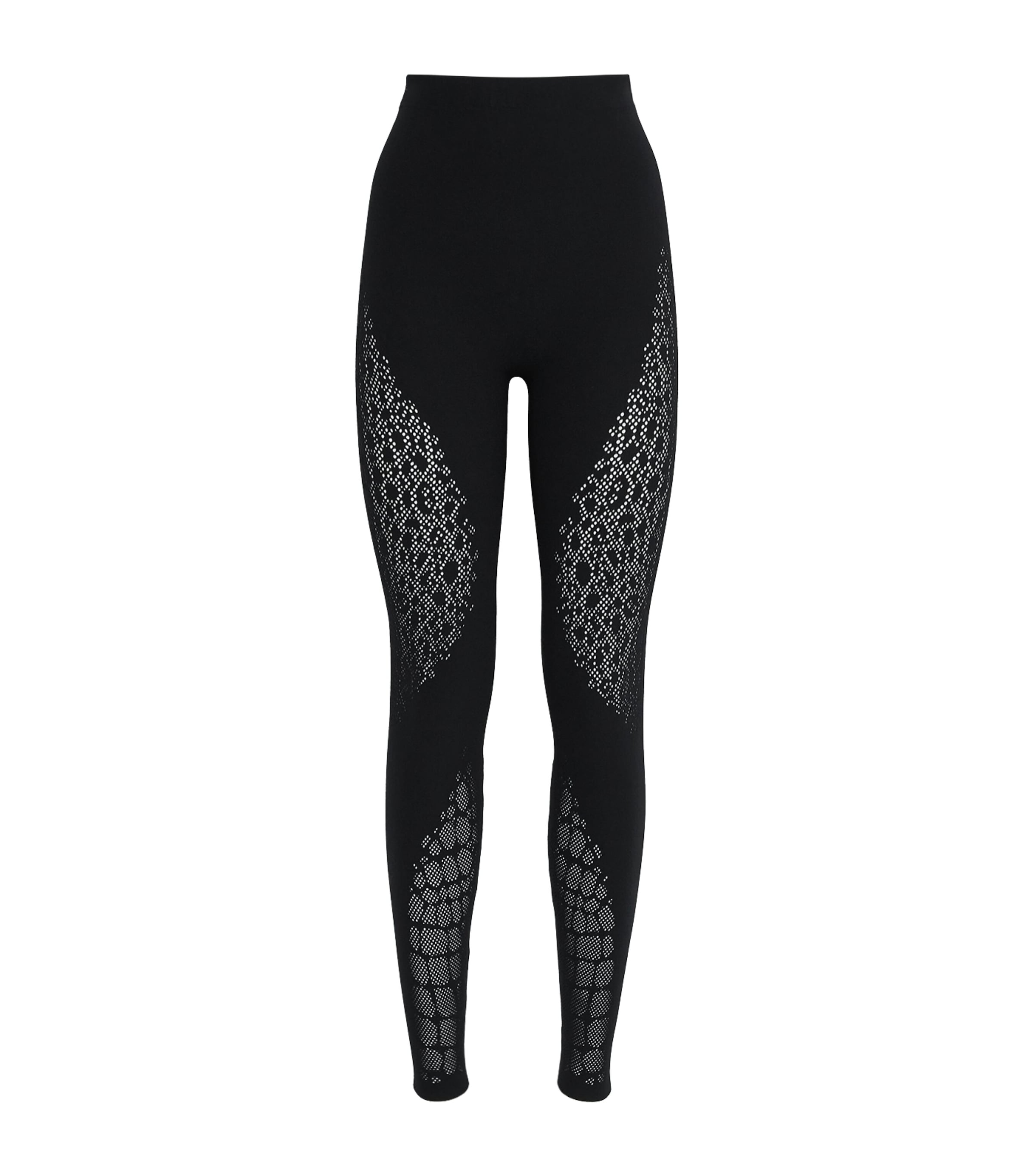 Wolford Reptile Net Leggings In Brown