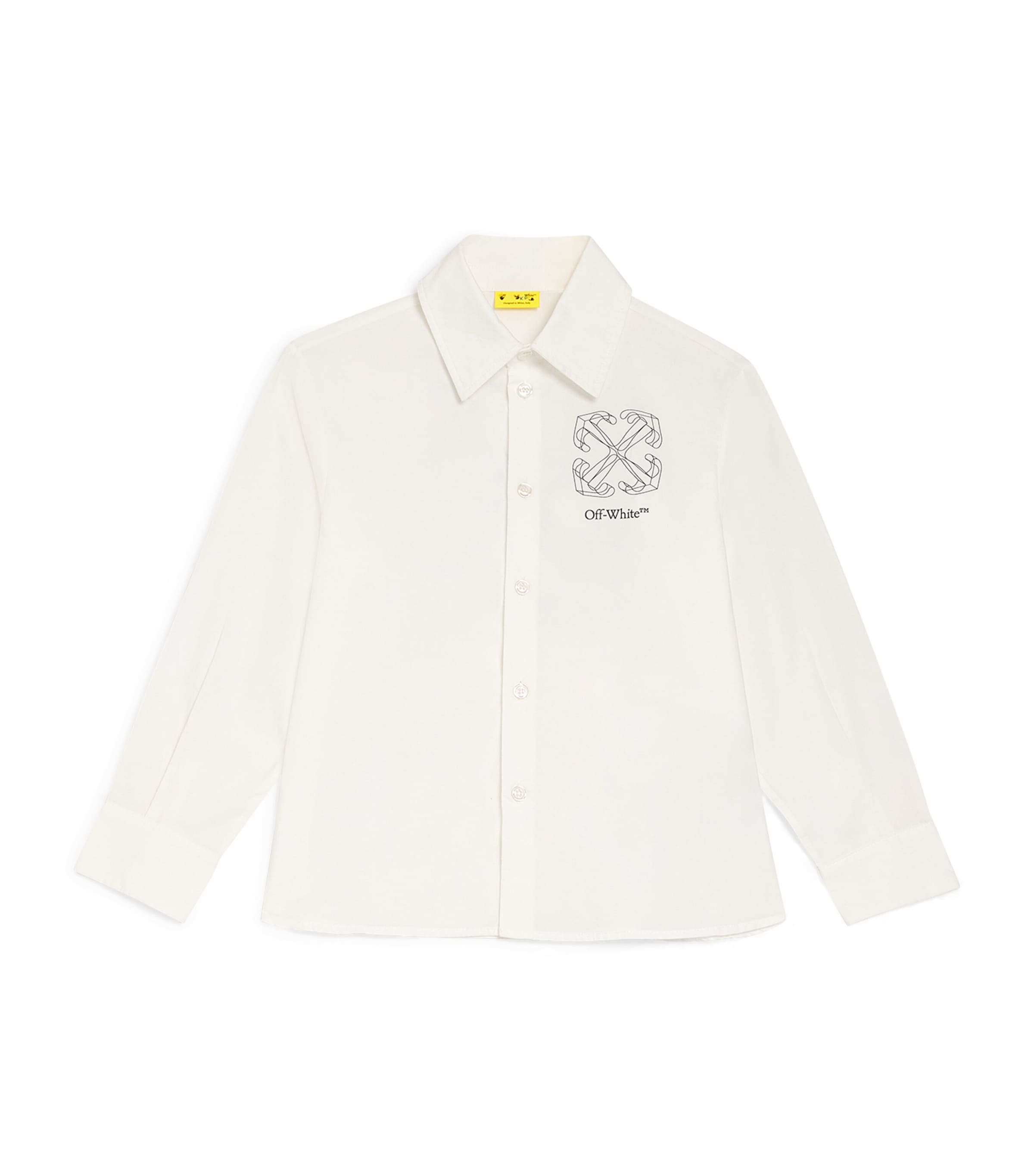 Shop Off-white Cotton Arrows Shirt In White