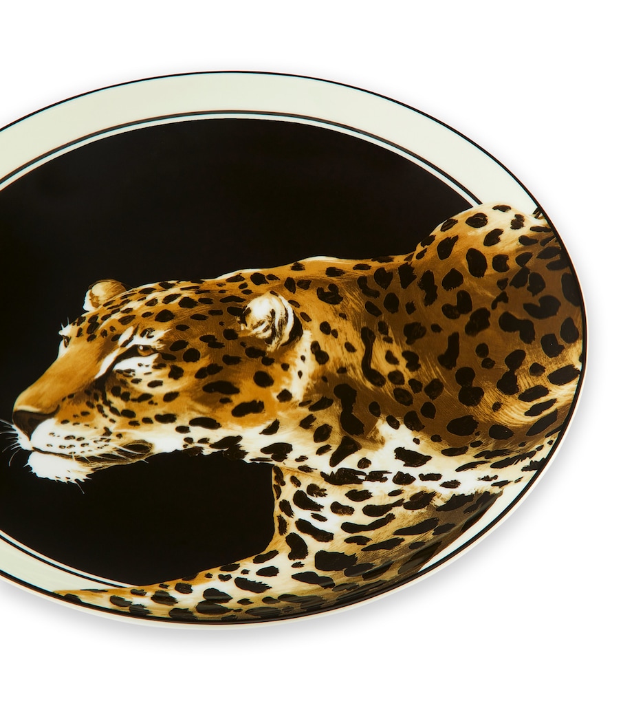 Set of Two Leopard Dinner Plates (26cm) UL005 LEOPARDO F DO Image 5