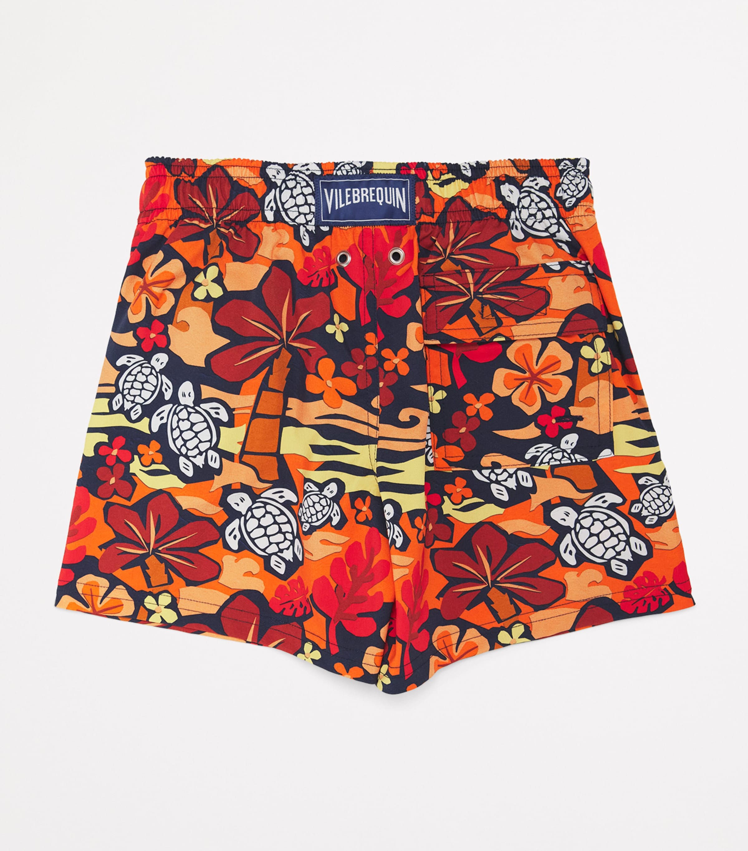 Turtle Print Swim Shorts (2-12 Years) 195 ABRICOT Image 2