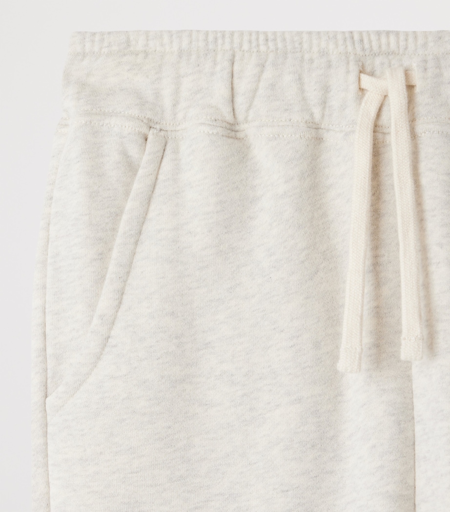 Organic Cotton Drawstring Sweatpants (4-8 Years) BEIGE Image 3