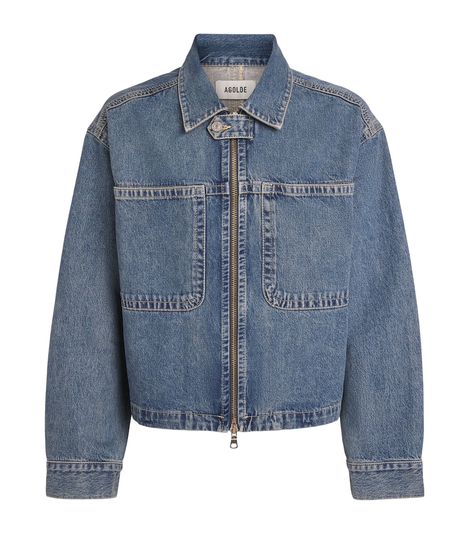 AGOLDE Mens Croydon Denim Jacket Auto Image 1