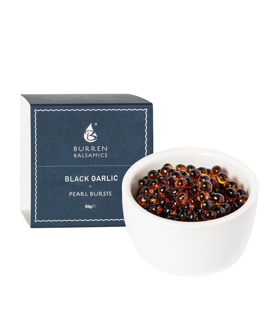 Black Garlic-Infused Balsamic Vinegar of Modena Pearl Bursts (50g) NO COLOUR Image 2
