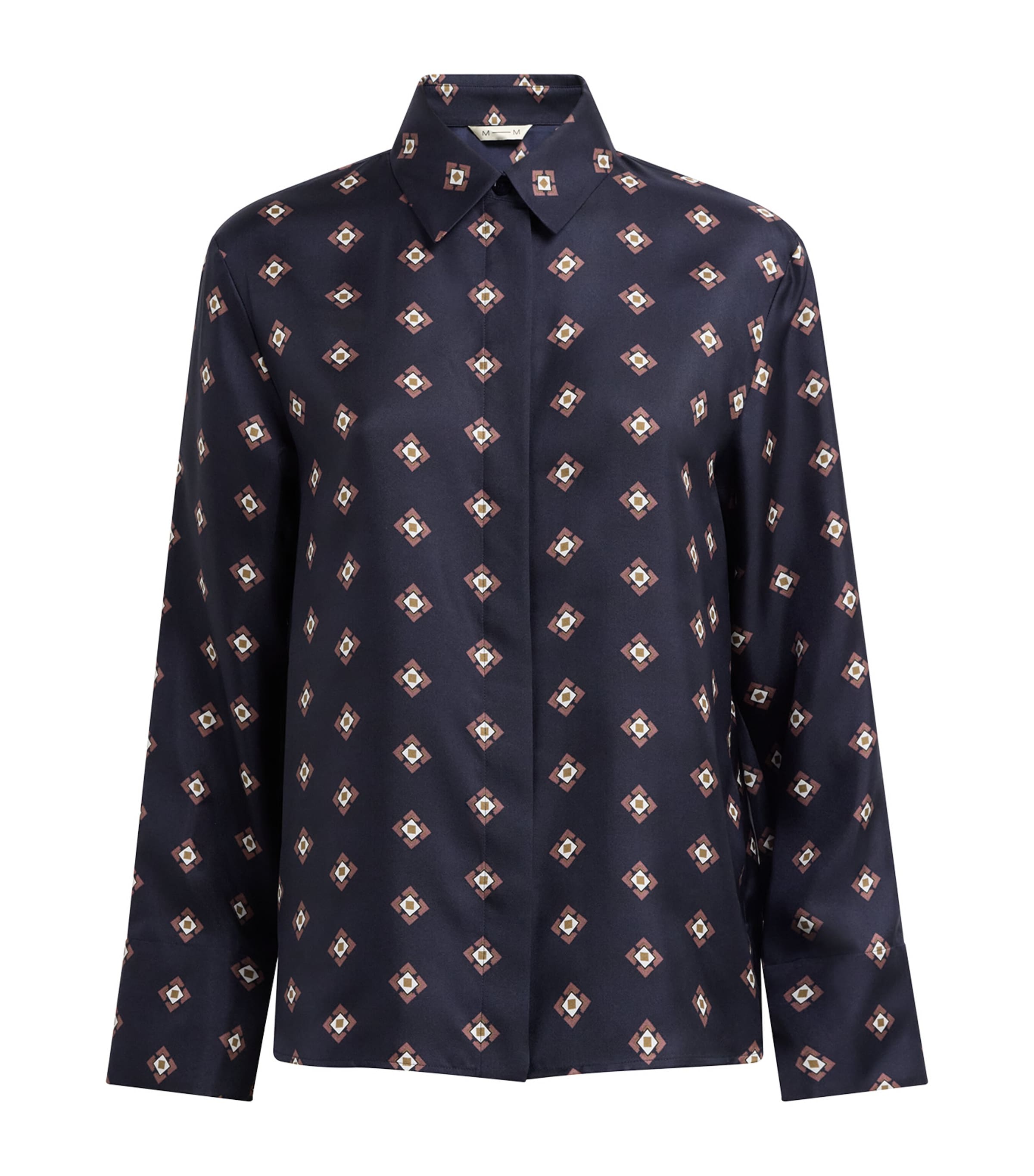 MM Silk Printed Shirt Ultramarine Tie