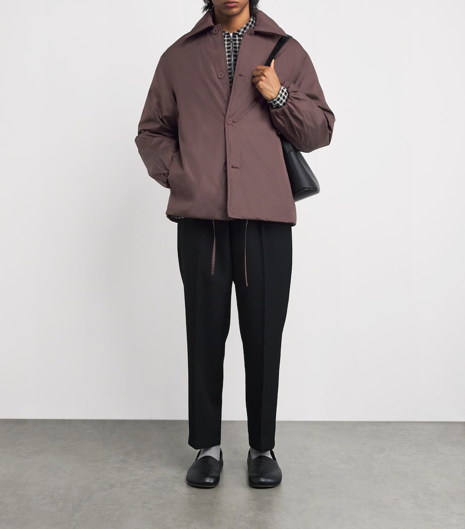 Padded Down Jacket CHESTNUT BROWN Image 2