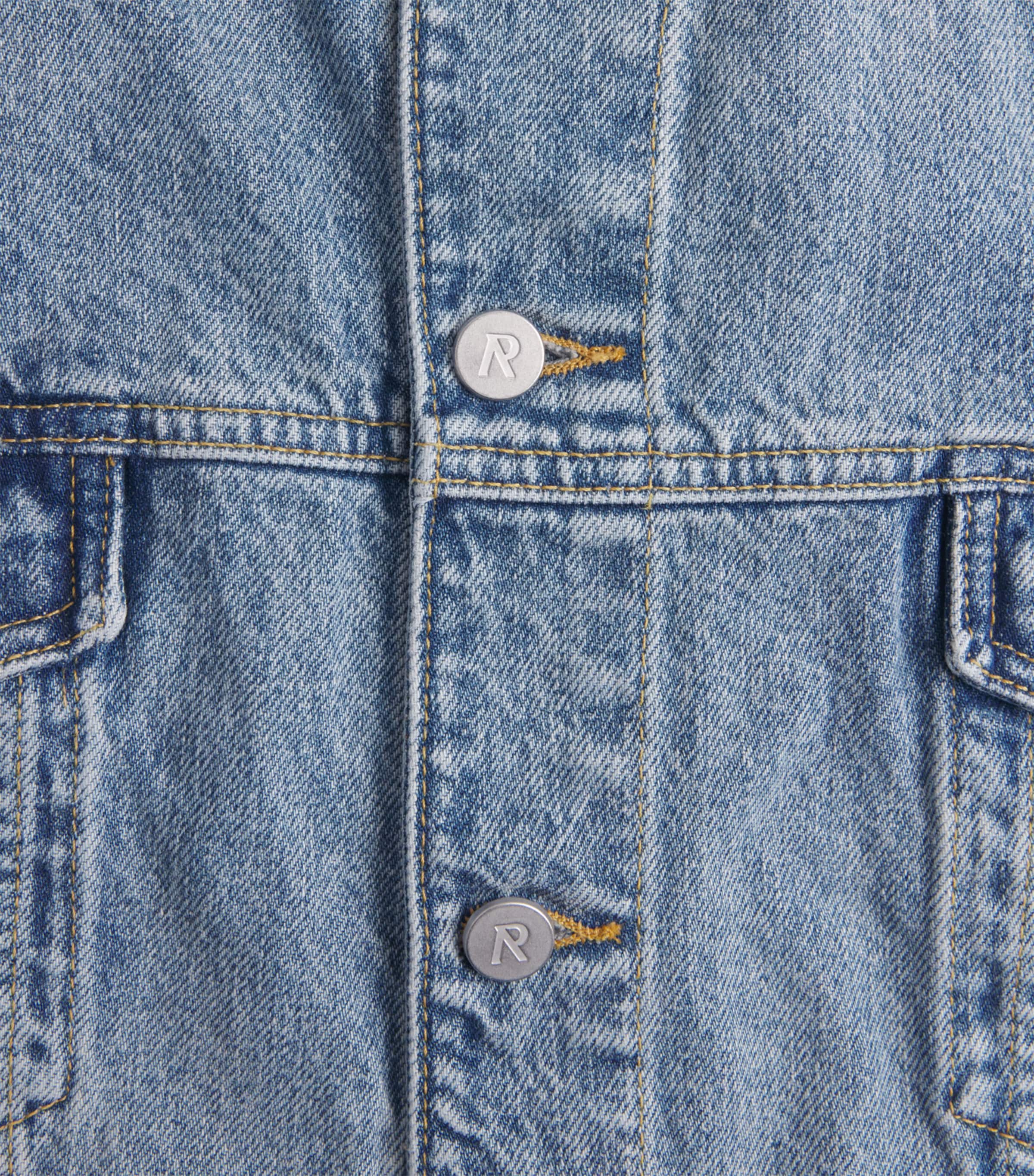 Represent Mens Denim Trucker Jacket Authentic Blue Image 6