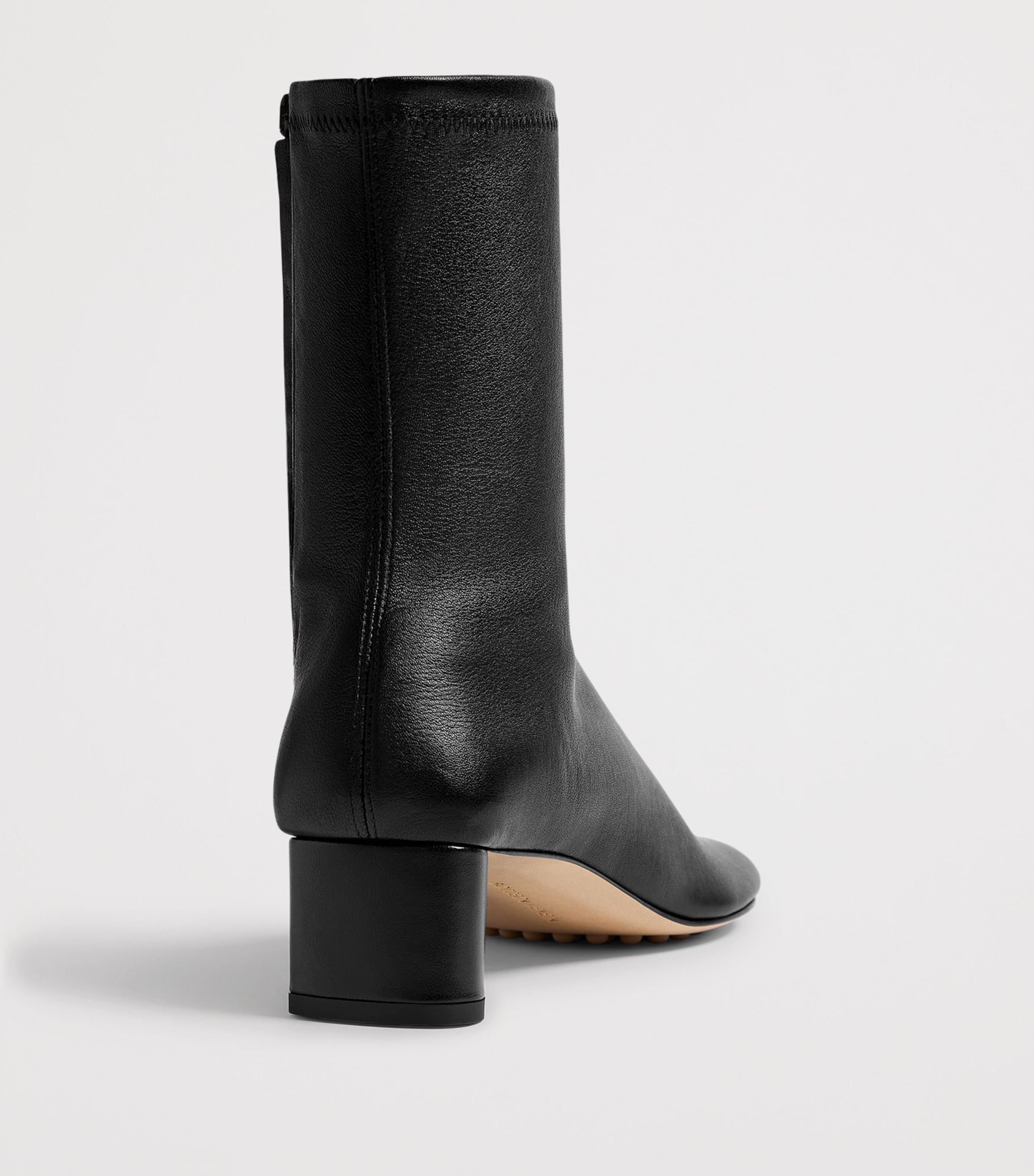 Bottega Veneta Leather Heeled Ankle Boots Image 3