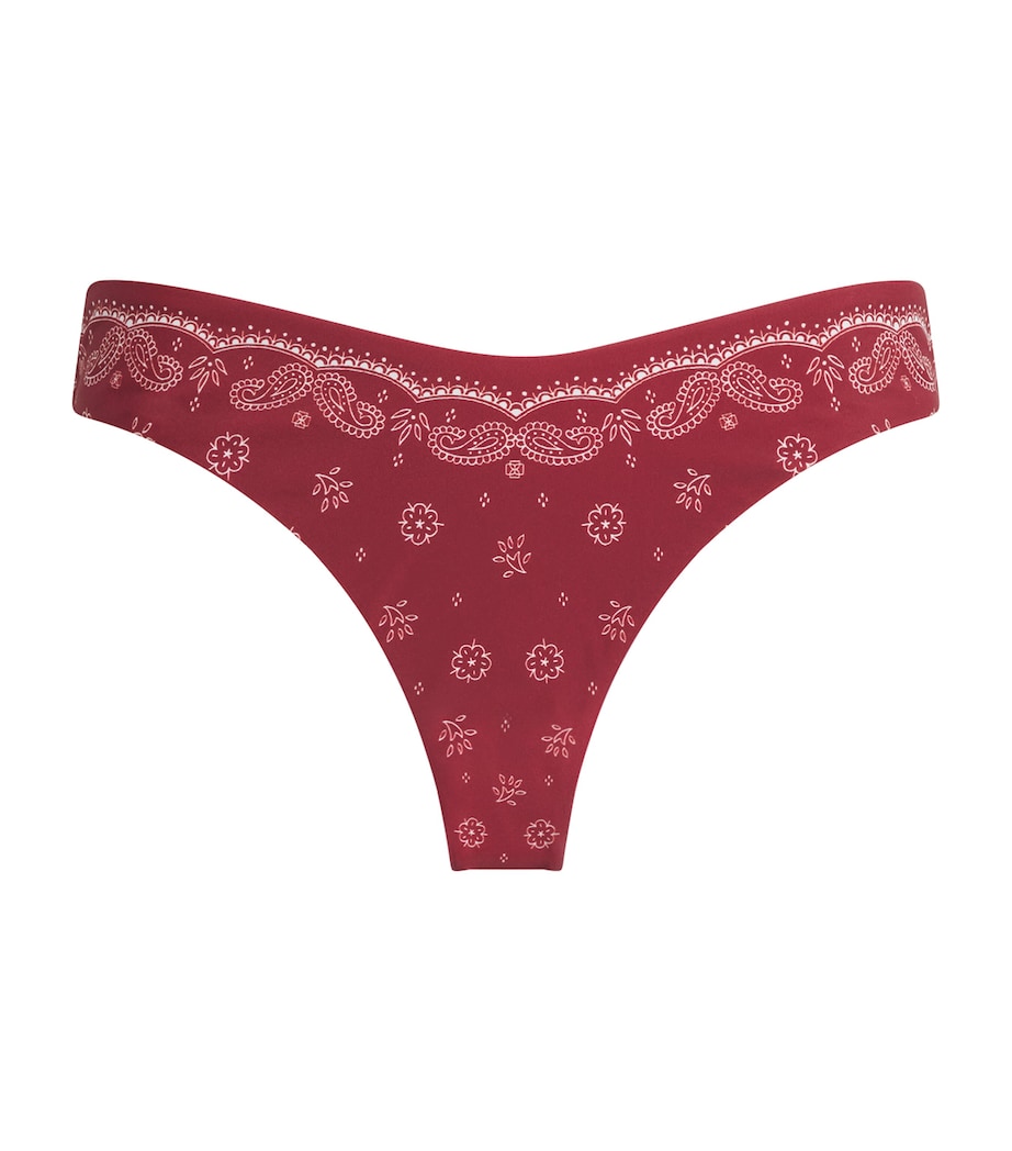 Devon Windsor Womens Bandana Larissa Bikini Briefs Merlot Image 1
