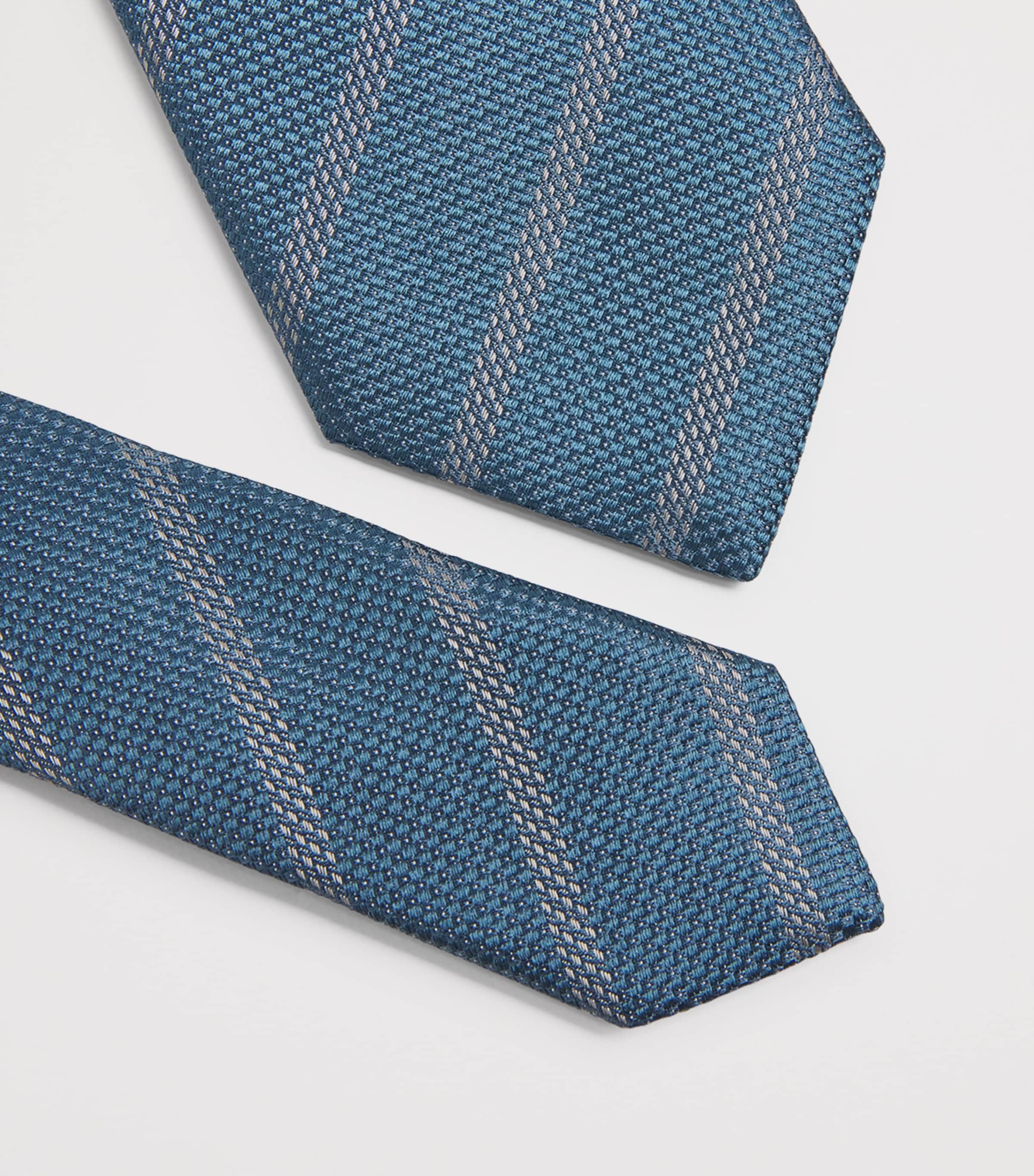 Silk Stripe Jacquard Tie F8086 Image 3