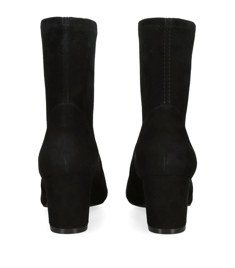 Suede Yuliana Ankle Boots 60 BLACK Image 2