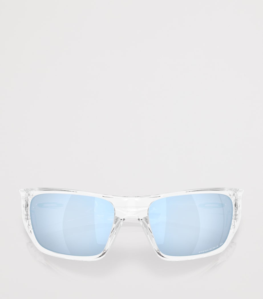 Oakley Masseter Rectangle Sunglasses Clear Image 6