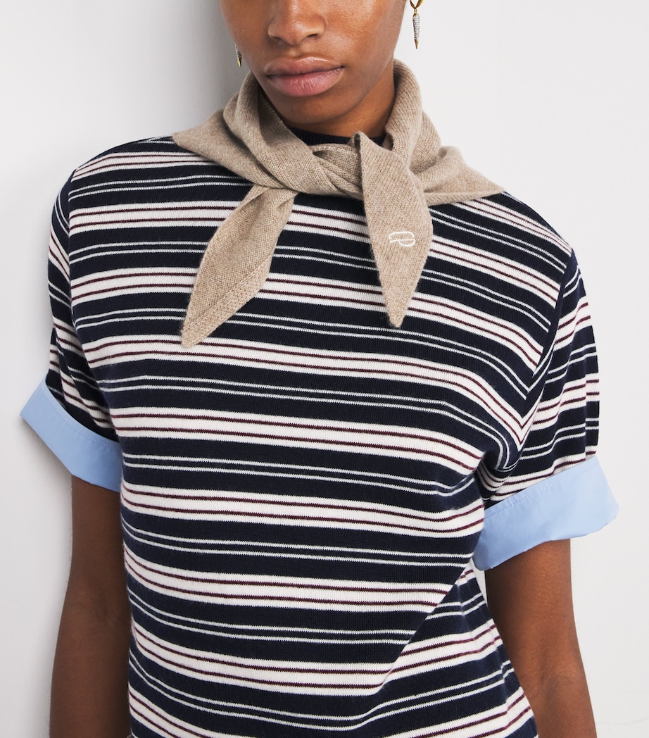 Cashmere Scarf HEATHER BEIGE Image 2