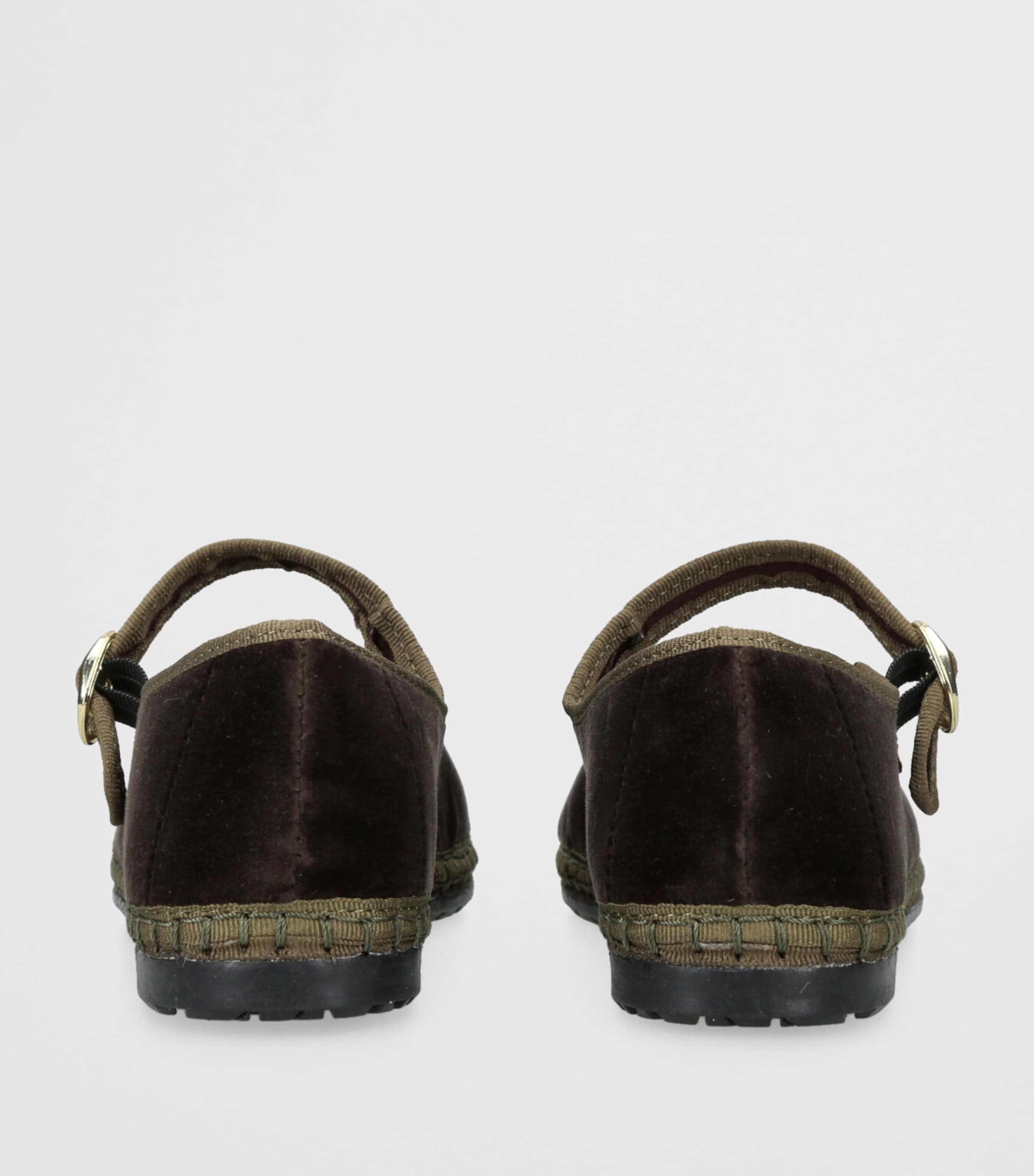 Flabelus Velvet Ulla Mary Janes Dk.brn Com Image 2