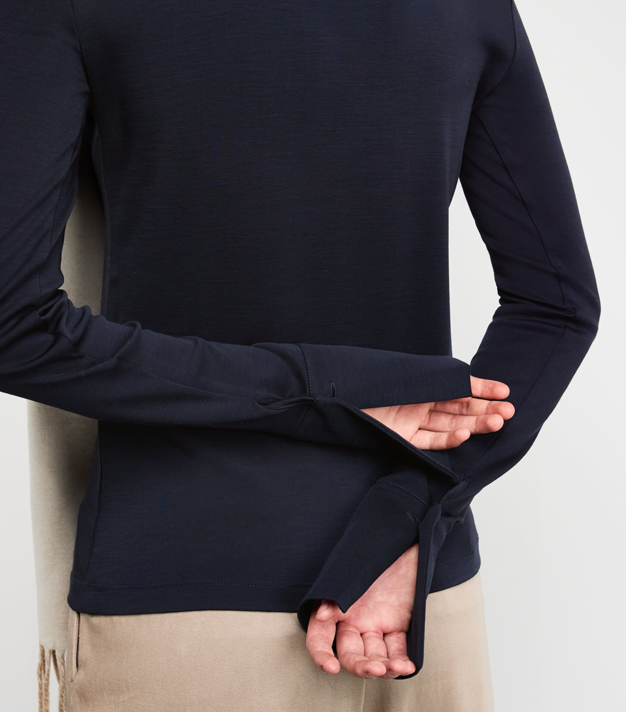 Wool Long-Sleeve T-Shirt ULTRAMARINE Image 6