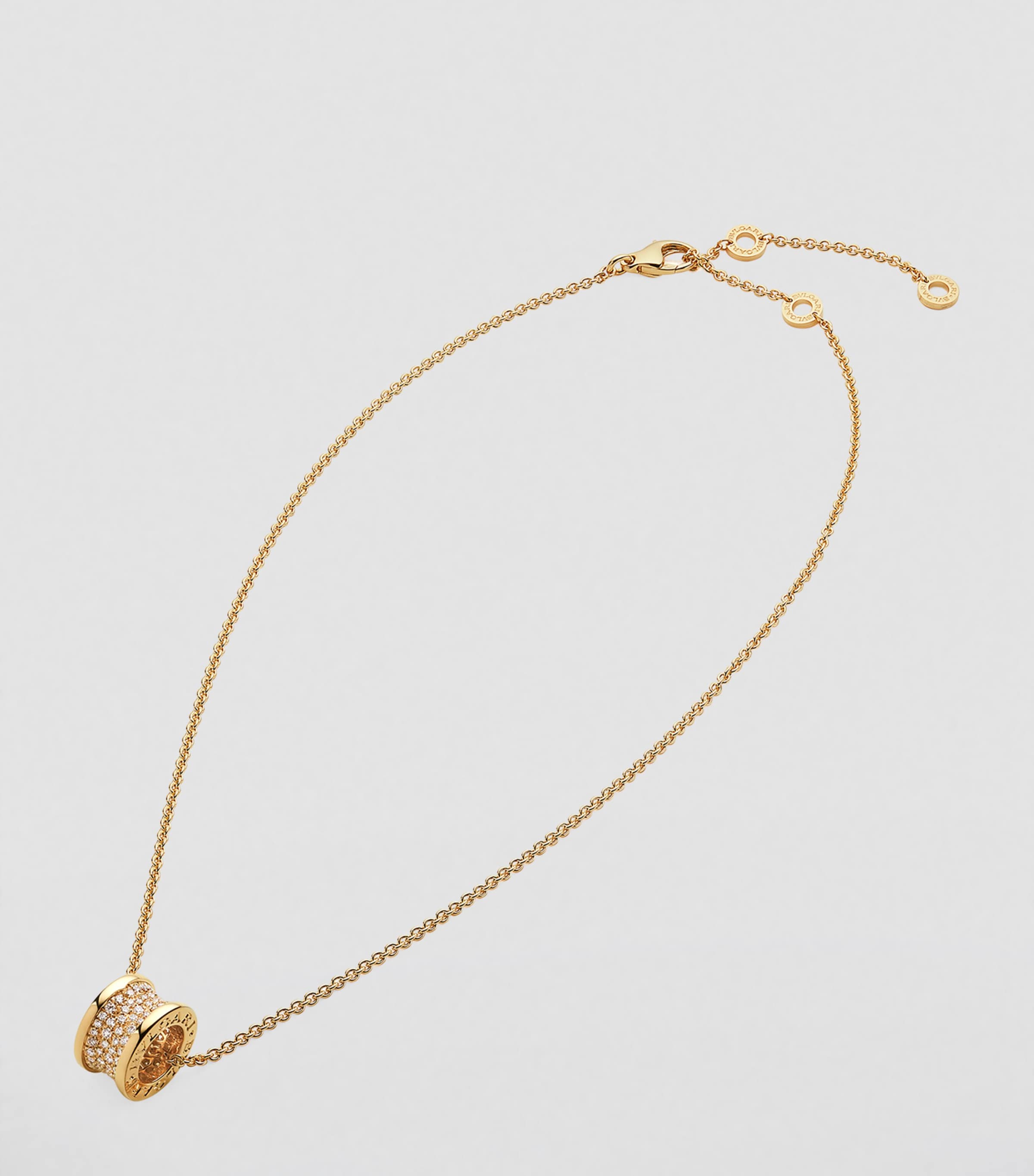 Yellow Gold and Diamond B.zero1 Necklace YELLOW GOLD Image 2