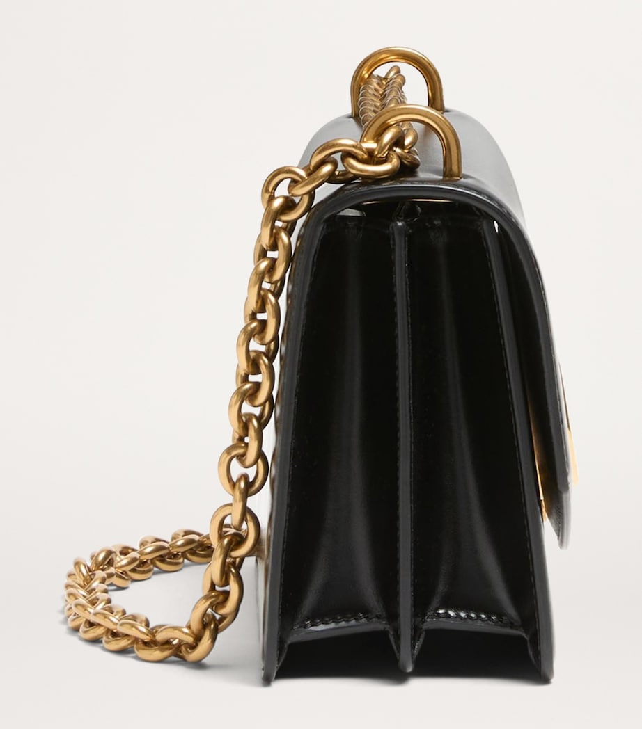 Small Leather Vain Shoulder Bag 0NO Image 7