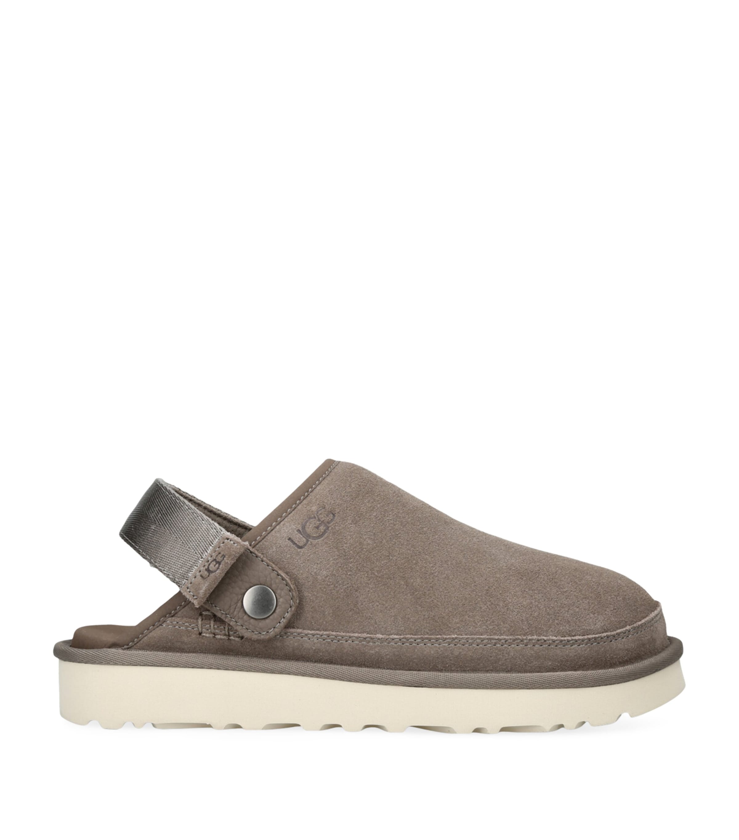 Suede Goldencoast Clogs II TAUPE Image 1