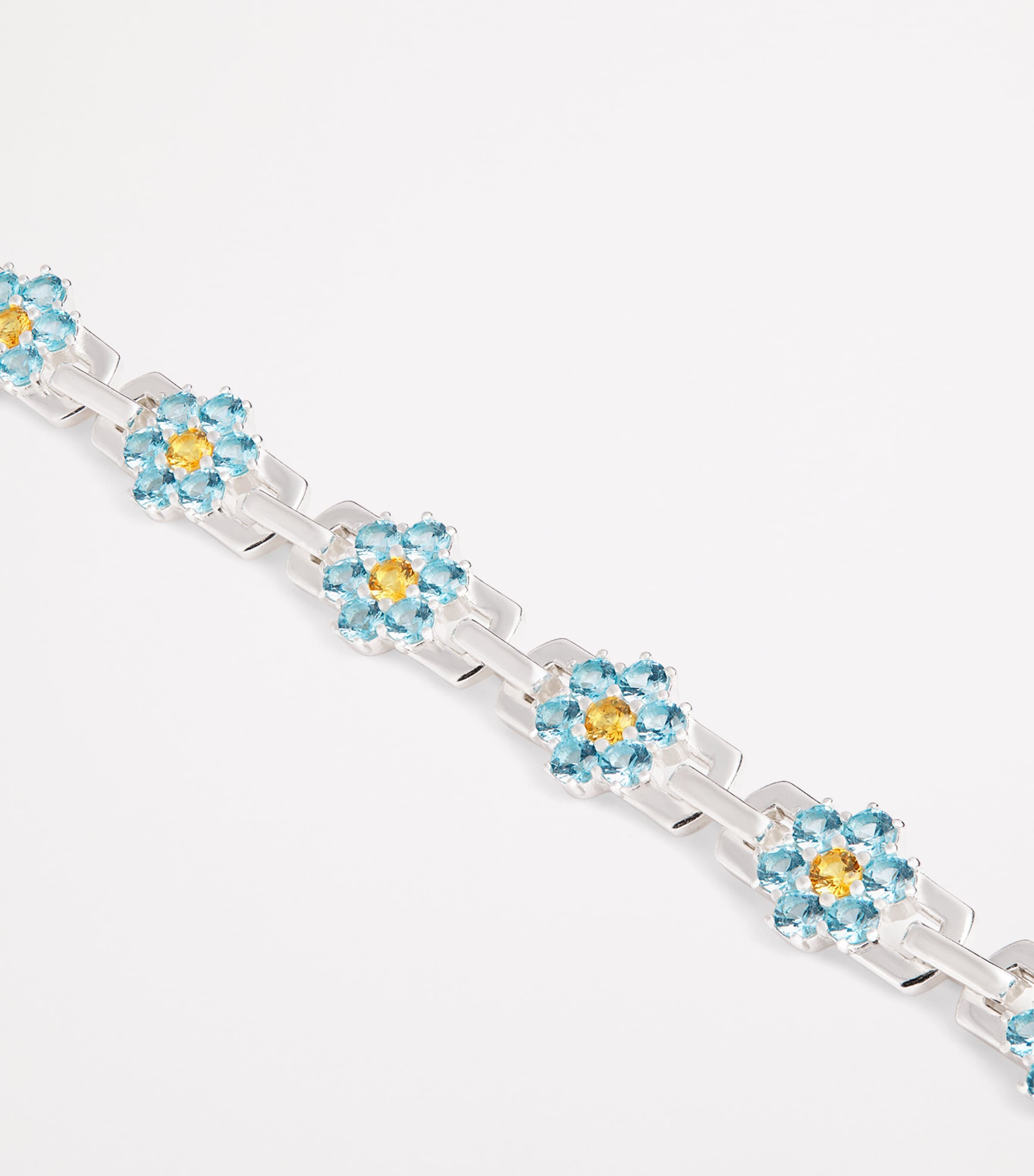 Hatton Labs Sterling Silver Daisy Bracelet | Harrods UK