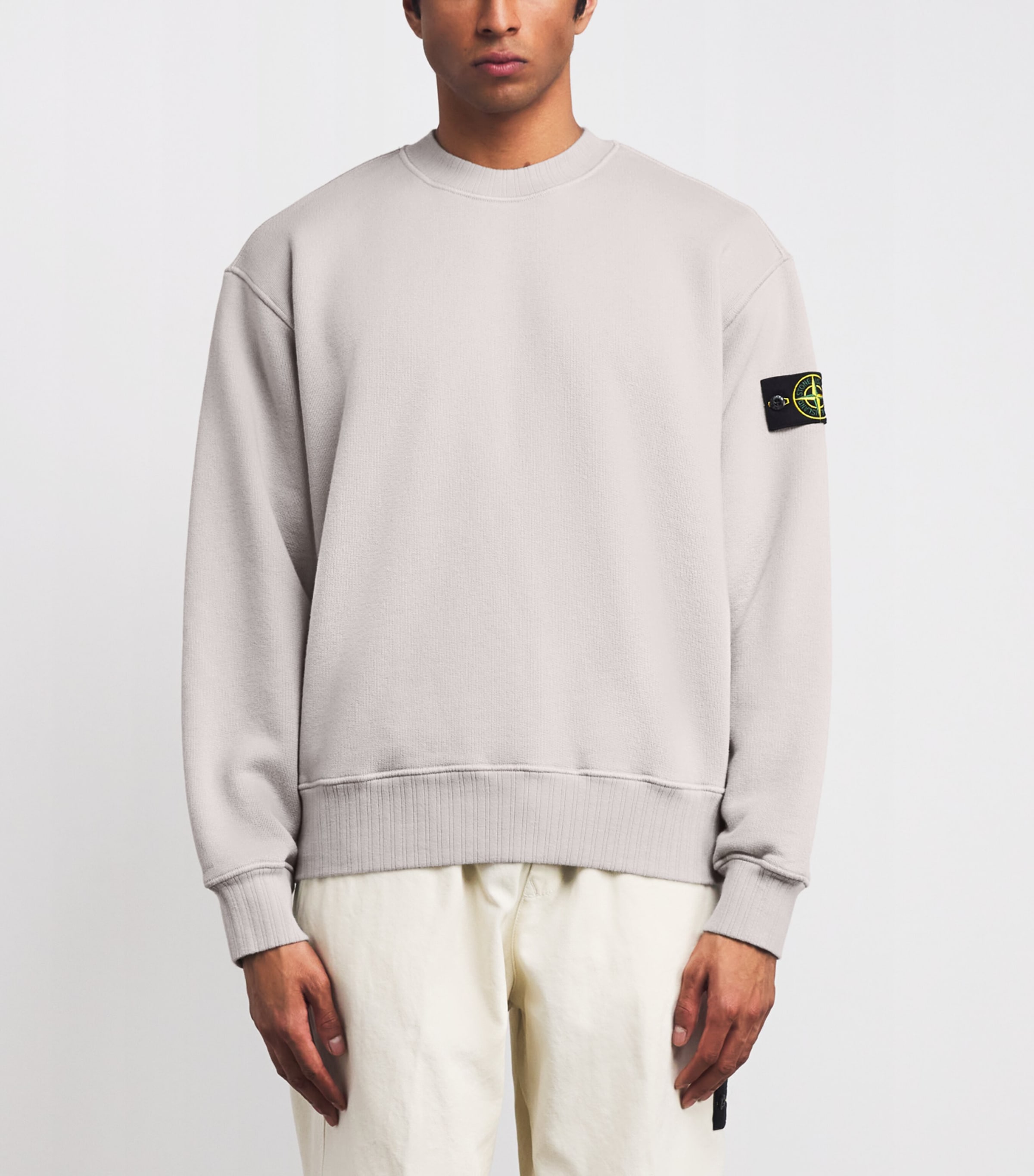 Organic Cotton-Blend Compass Logo Sweatshirt V0061 Image 3