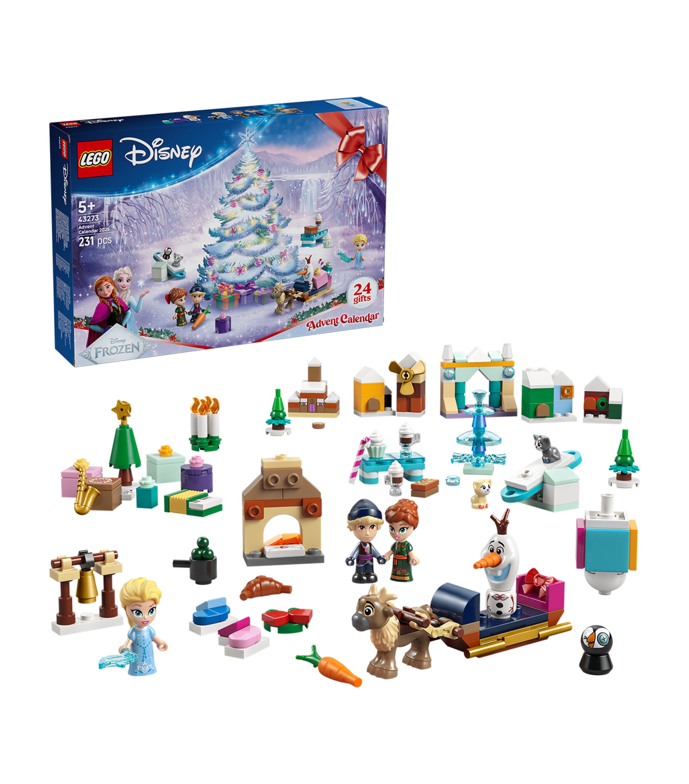 Lego Frozen 3 Advent Calendar 2025 43273 Image 1