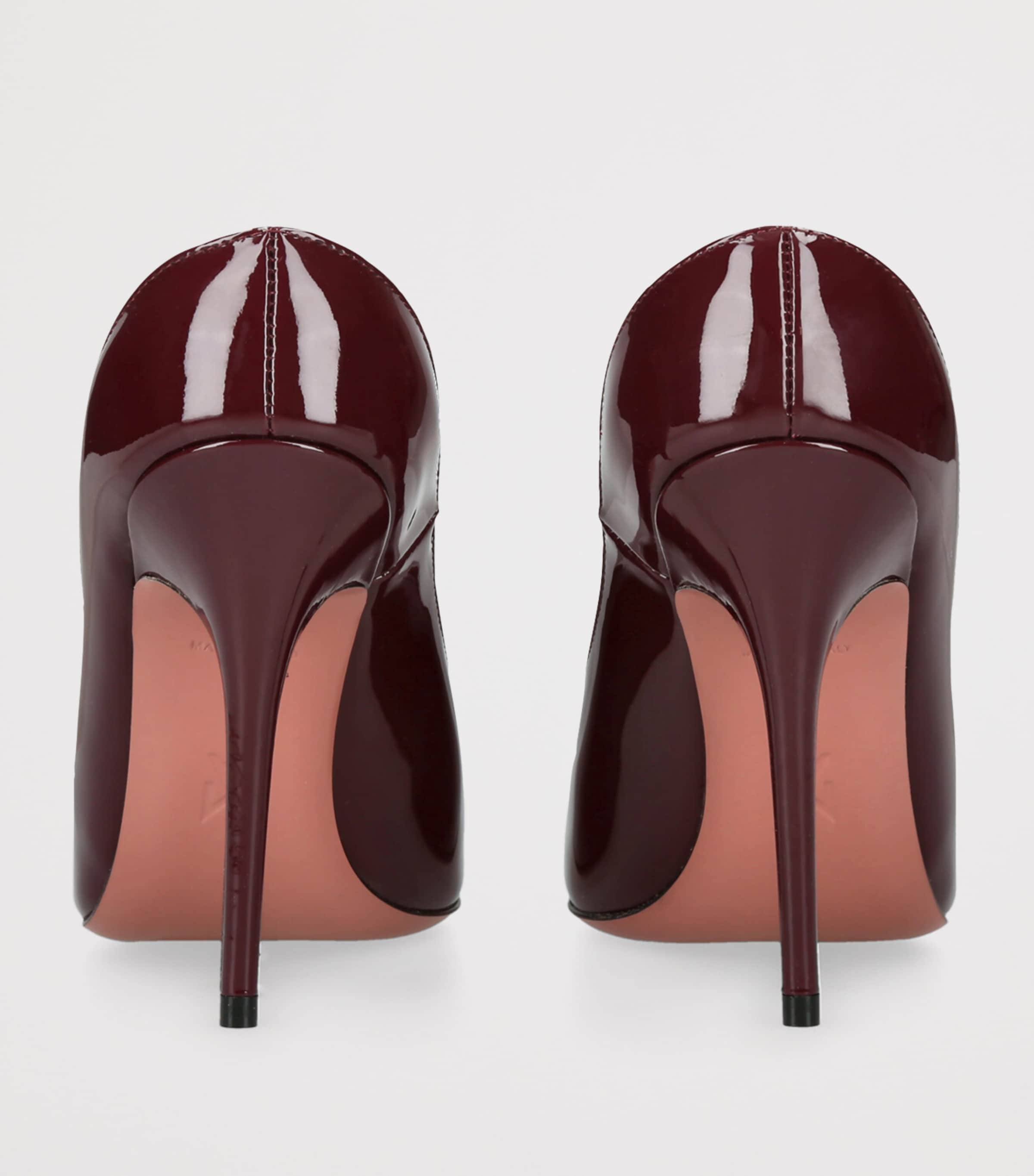 Amina Muaddi Patent Leather Anok Mules 105