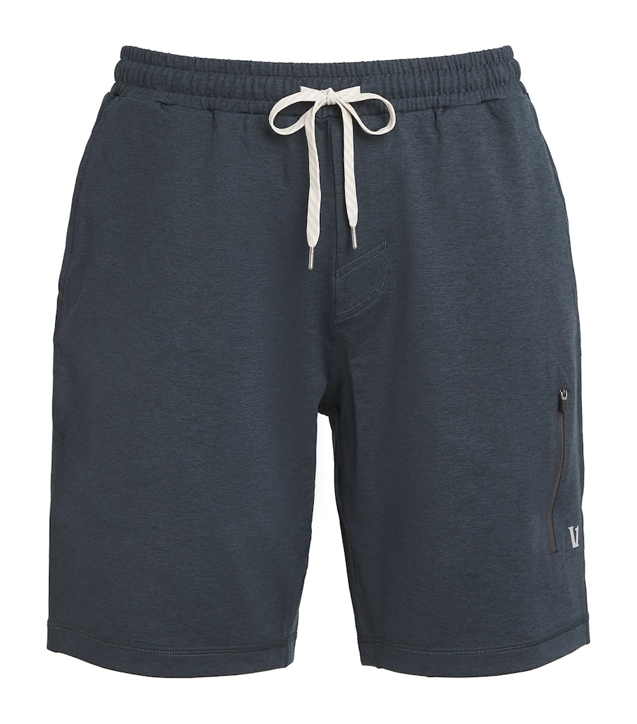 VUORI Mens Sunday Performance Sweatshorts Ink Heather Hin Image 1