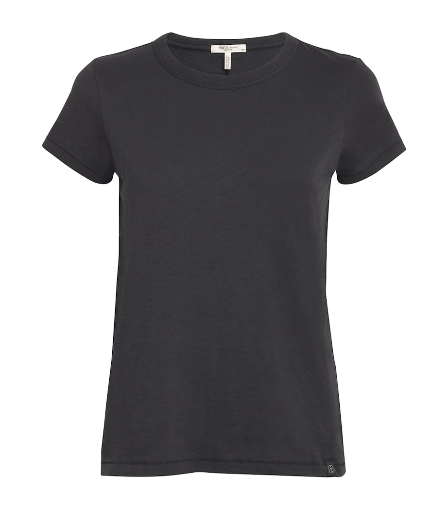 Pima Cotton The Slub T-Shirt BLACK Image 1