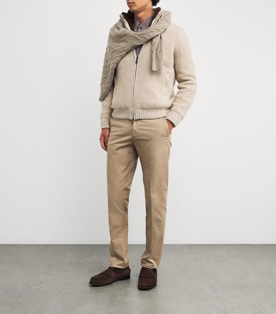 Cashmere-Mink Bomber Jacket A.29 DUST NATURAL Image 2