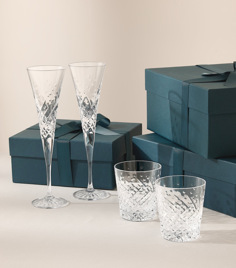 Set of 2 Celebrations Toasting Flutes (185ml) CLEAR Image 7