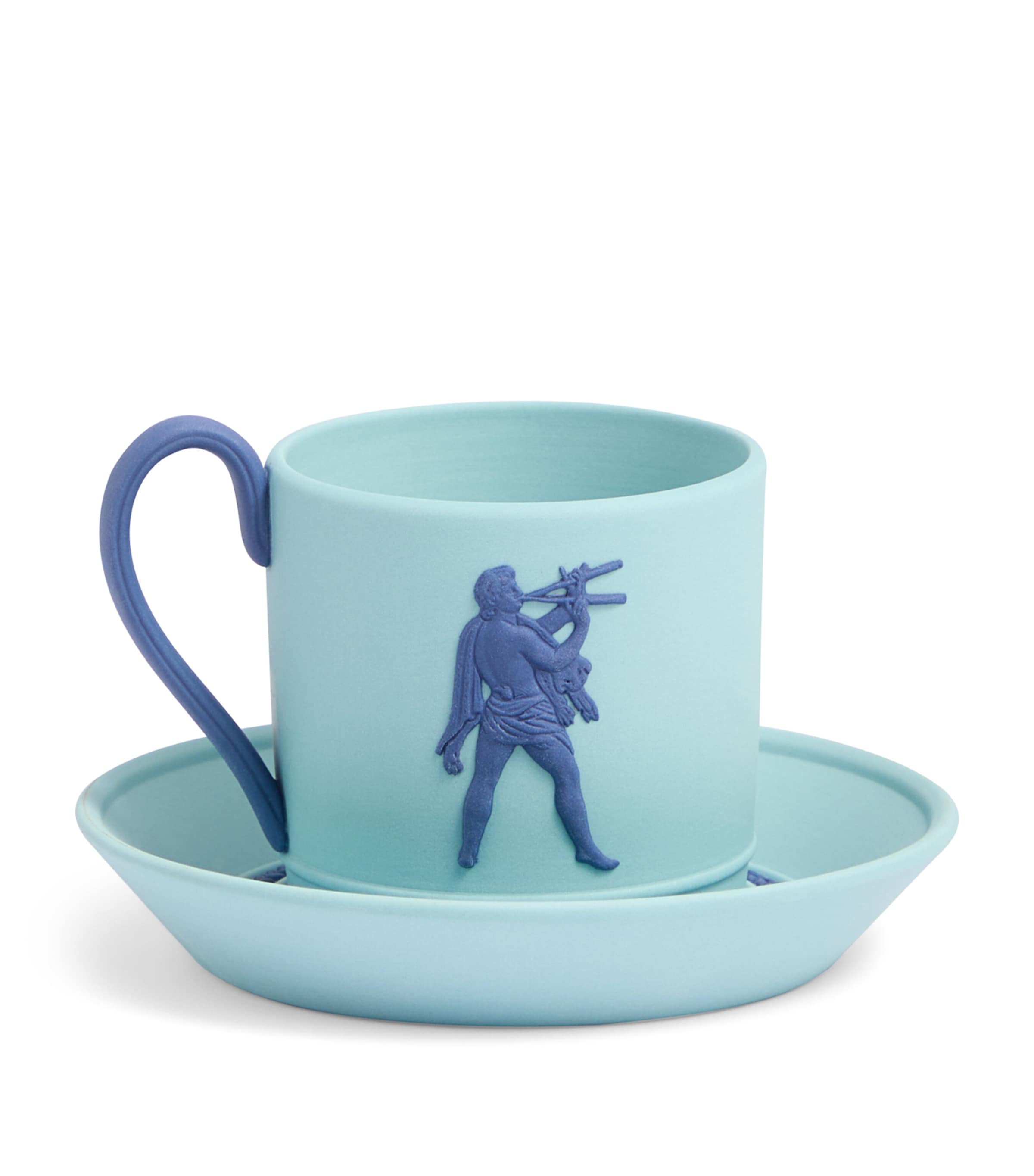Jasper Bacchus Teacup and Saucer TURQ Image 3