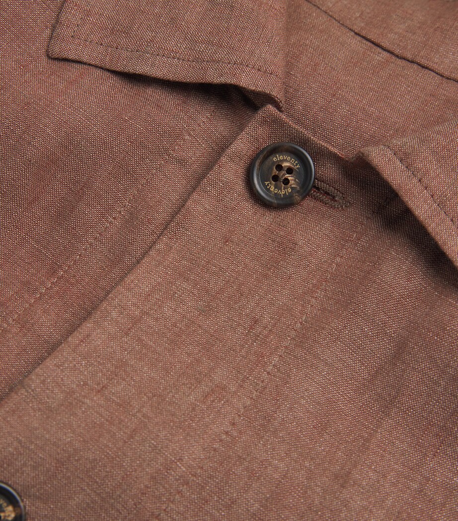 x Harrods Linen Overshirt VICUNA Image 5