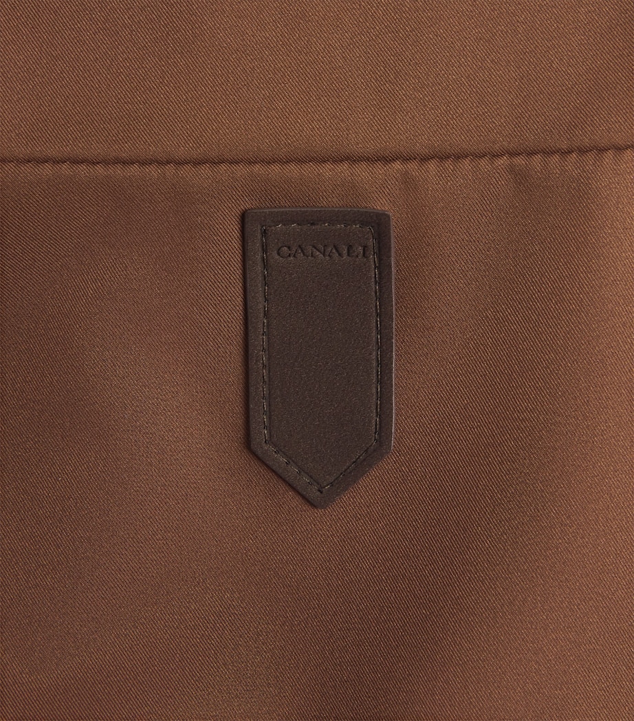 Canali Mens Reversible Gilet Image 7