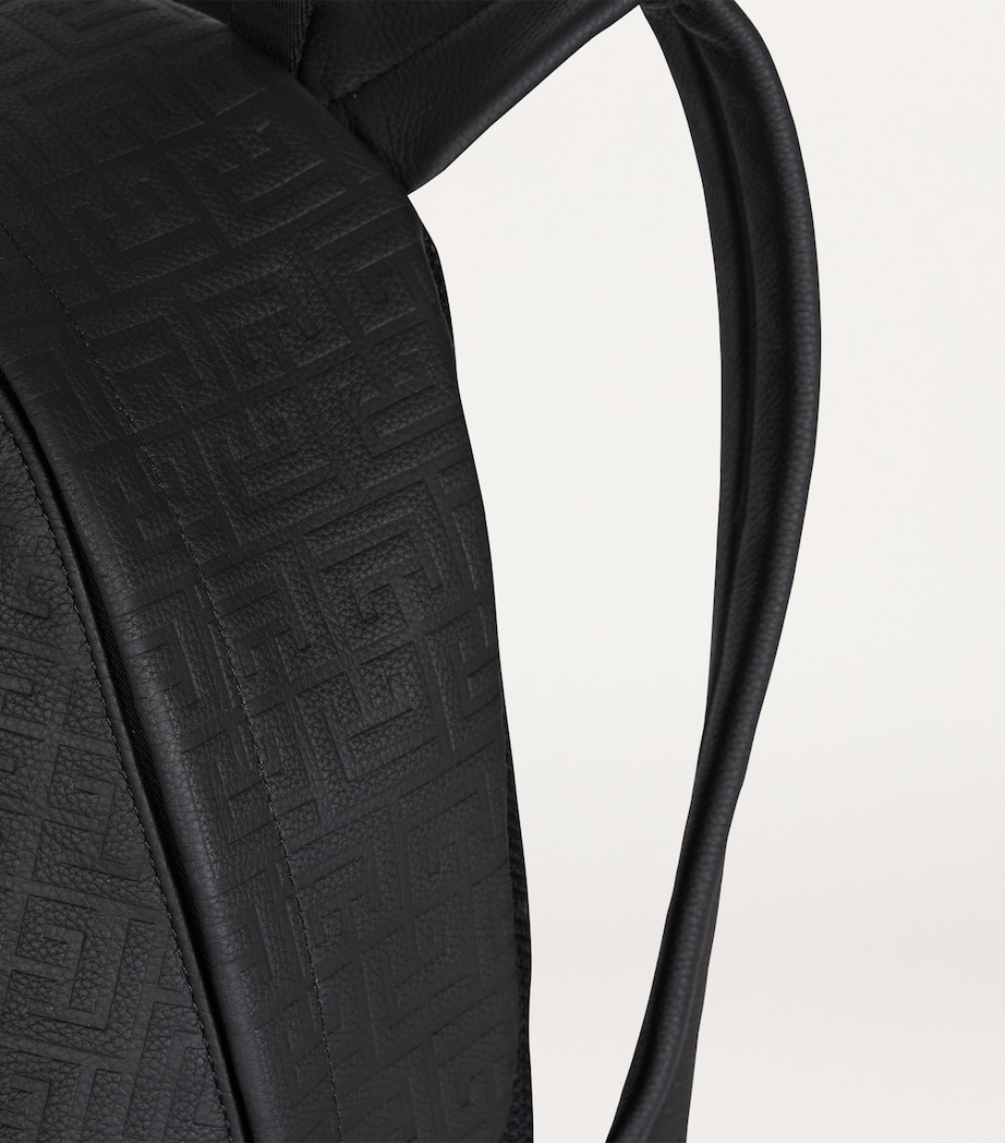 Leather PB Monogram Backpack 0PA NOIR Image 8