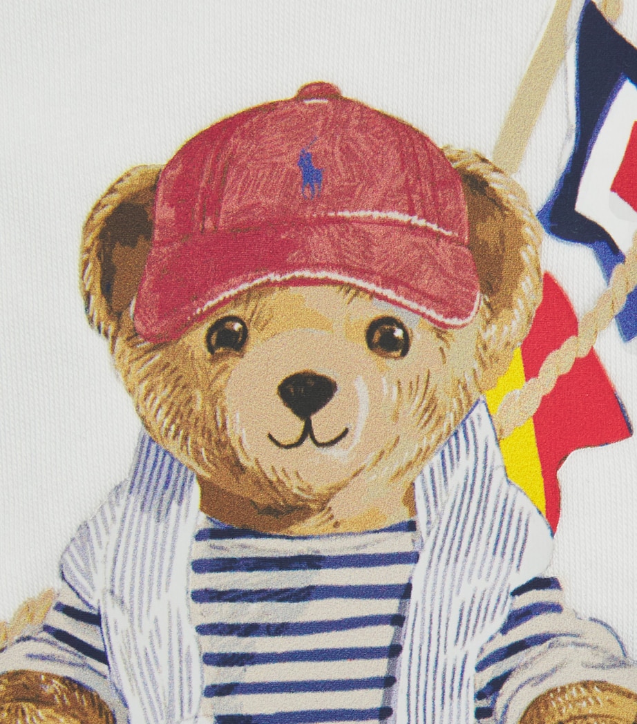 Ralph Lauren Kids Pack of 2 Cotton Polo Bear Bodysuits (3-9 Months) Image 3
