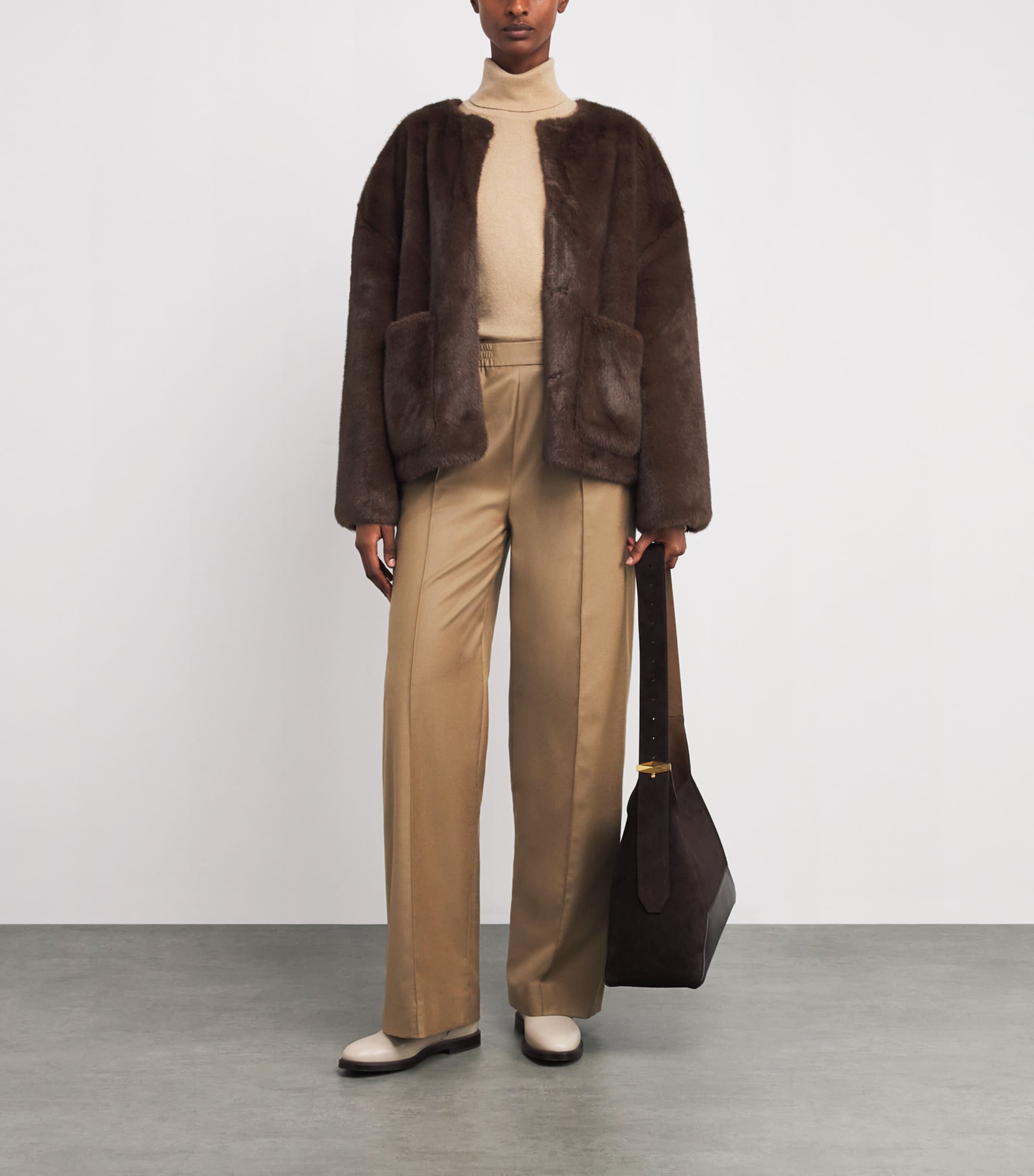 Wool-Silk Trousers A2026 Image 2