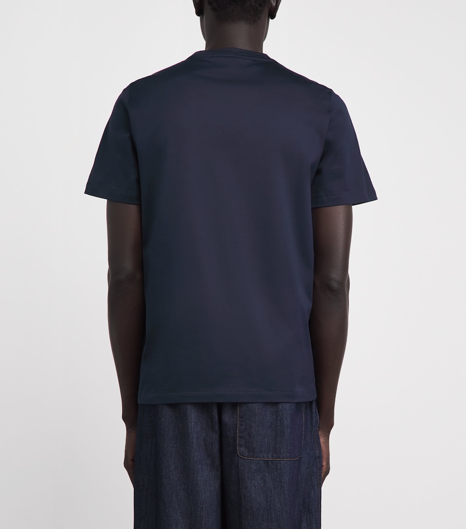 Moncler Mens Cotton Logo T-Shirt Image 5