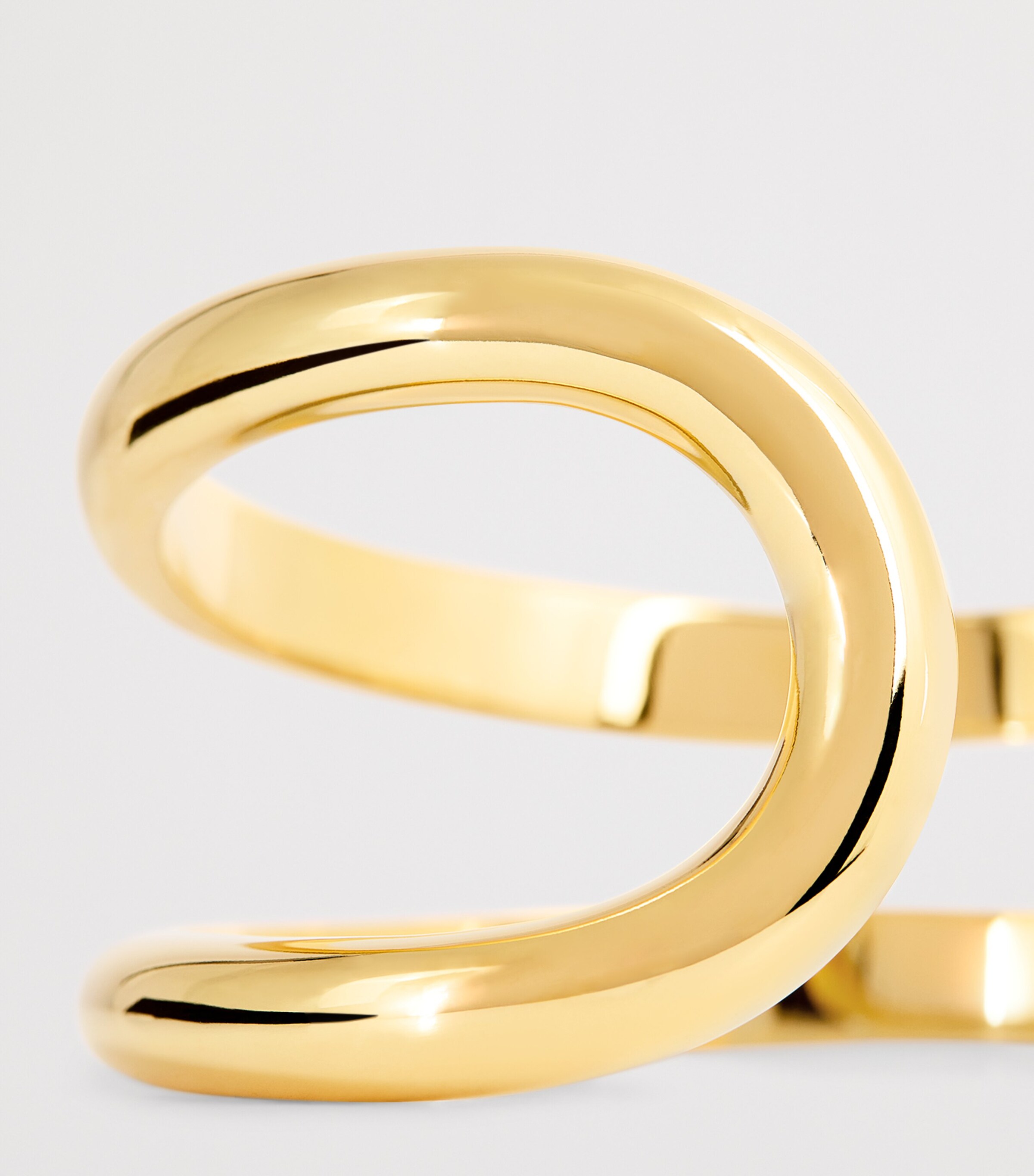 Gold-Plated Maggie Cuff Bangle GOLD Image 5