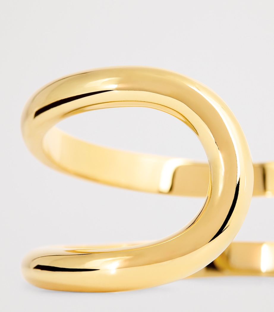 Gold-Plated Maggie Cuff Bangle GOLD Image 5