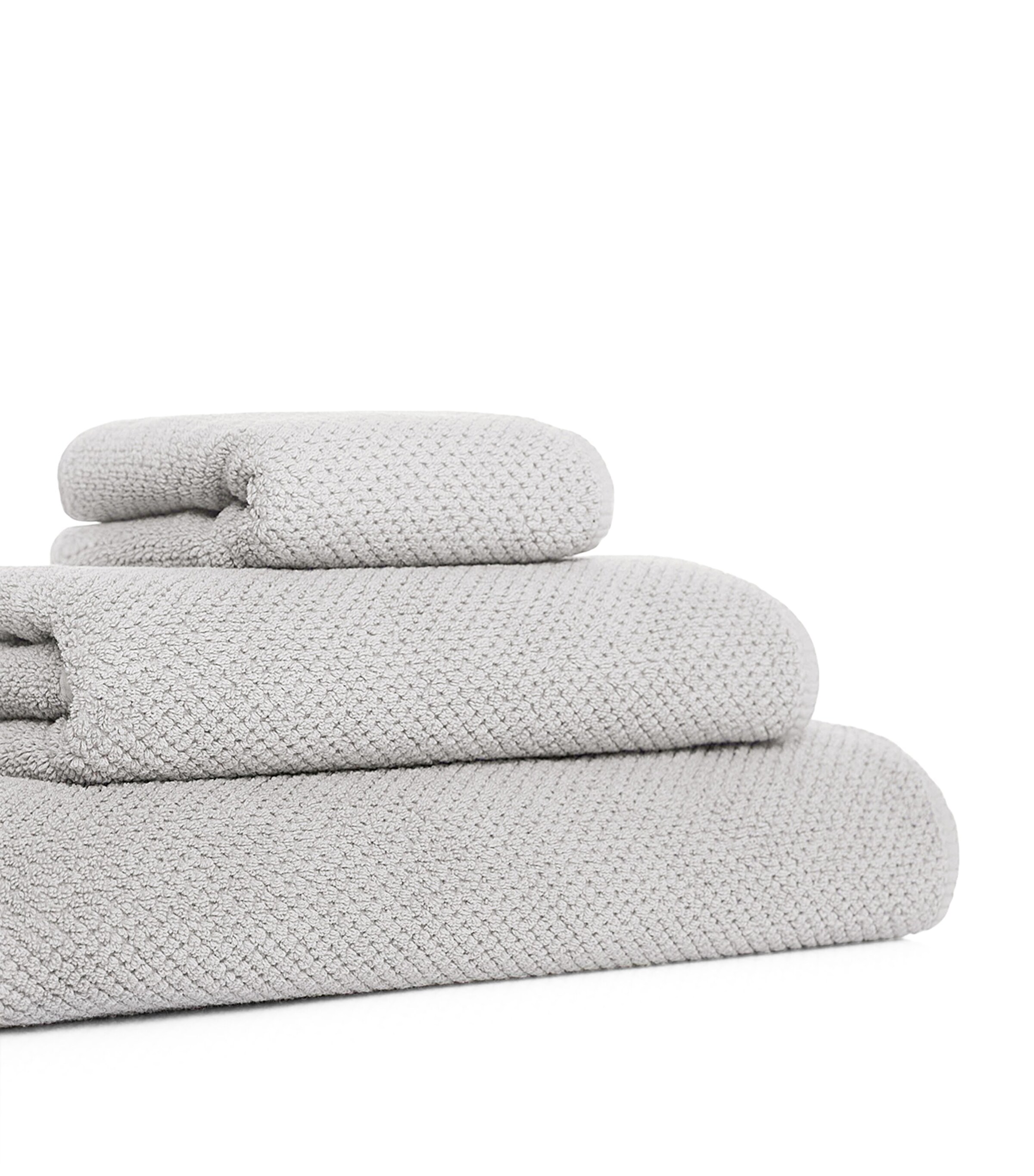 Bee Waffle Washcloth (30cm x 30cm) SILVER Image 5