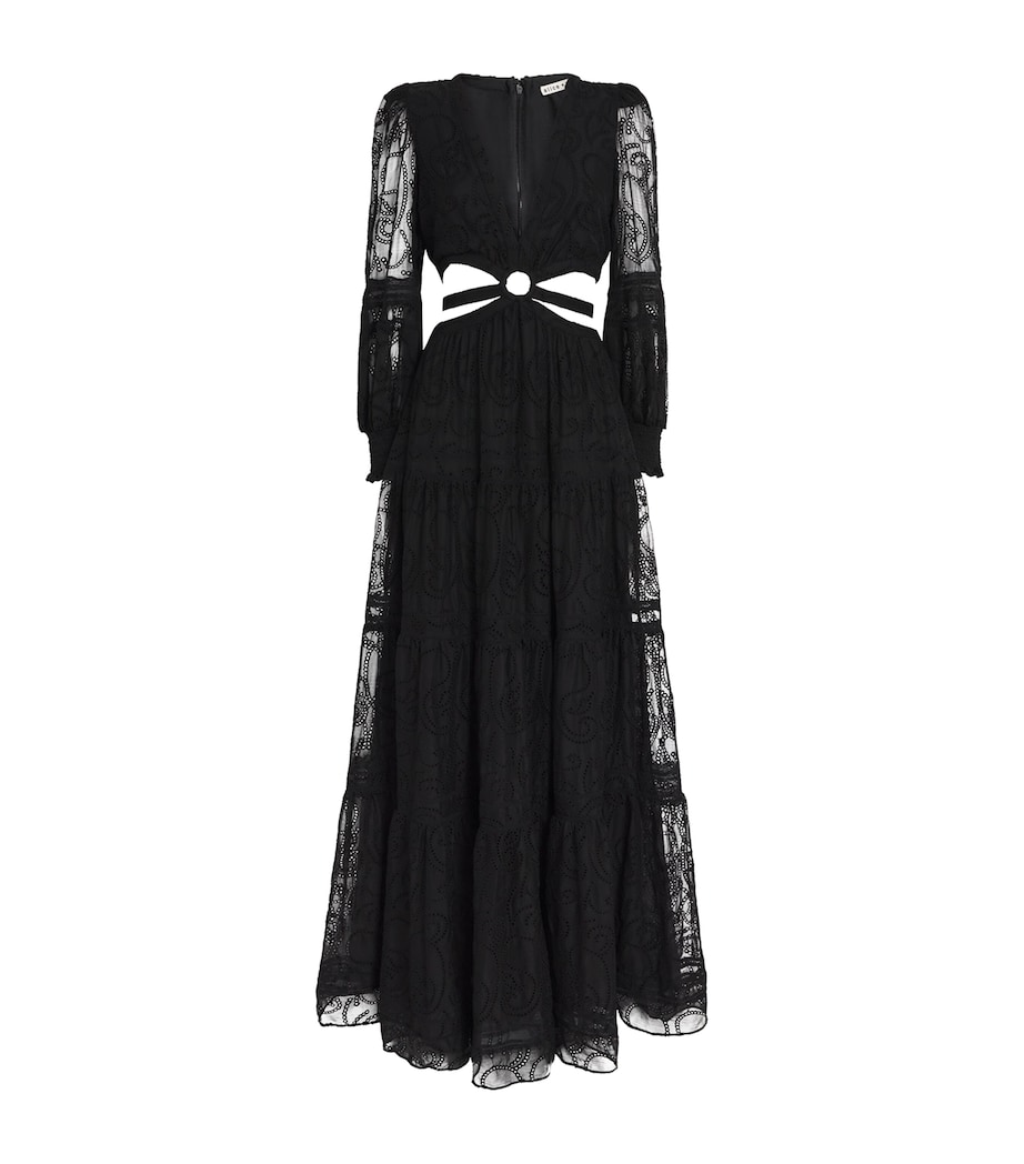 Patricia Tiered Maxi Dress BLACK A001 Image 1