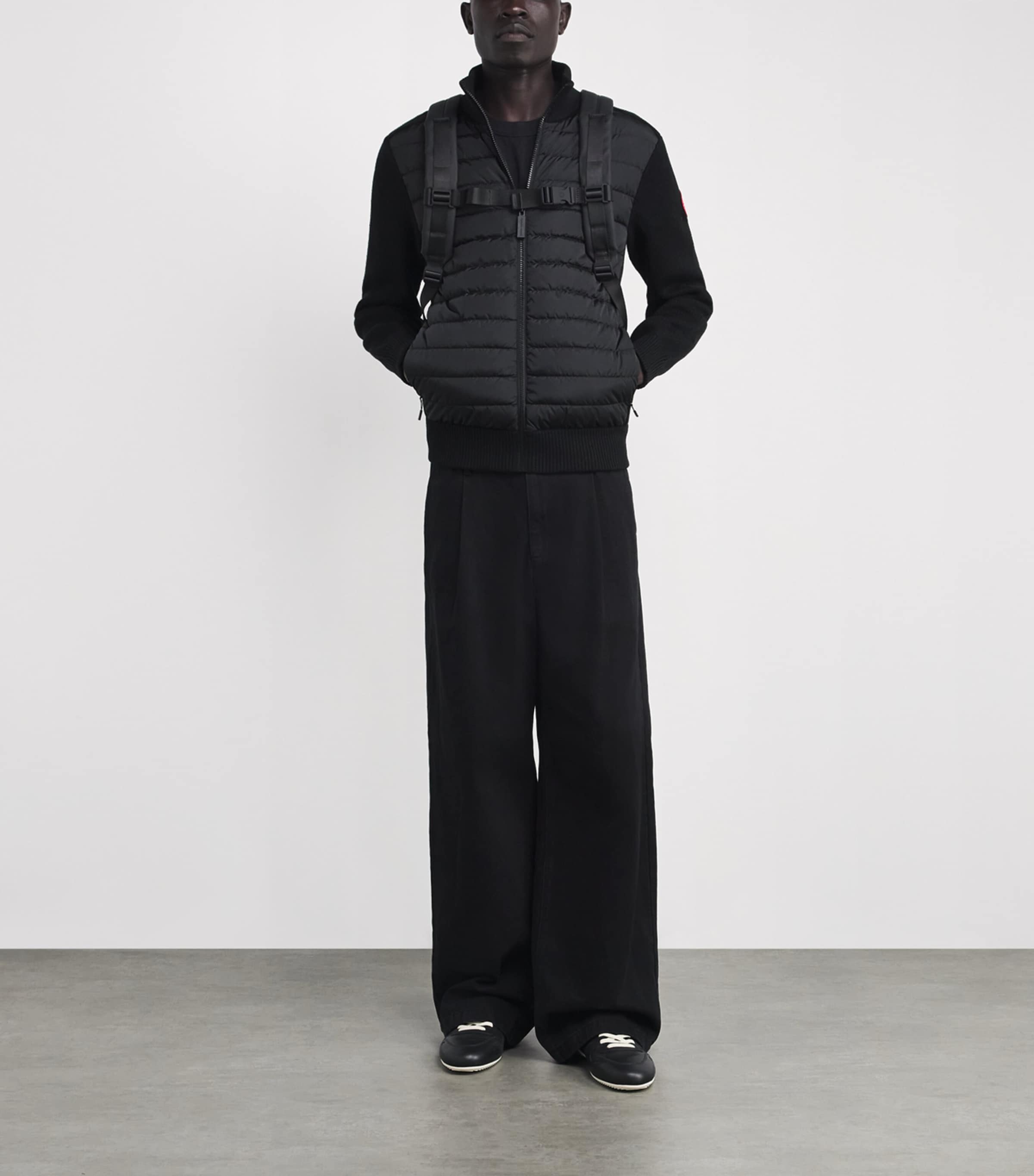 Down-Merino Wool Hybridge Puffer Jacket 9061 Image 2