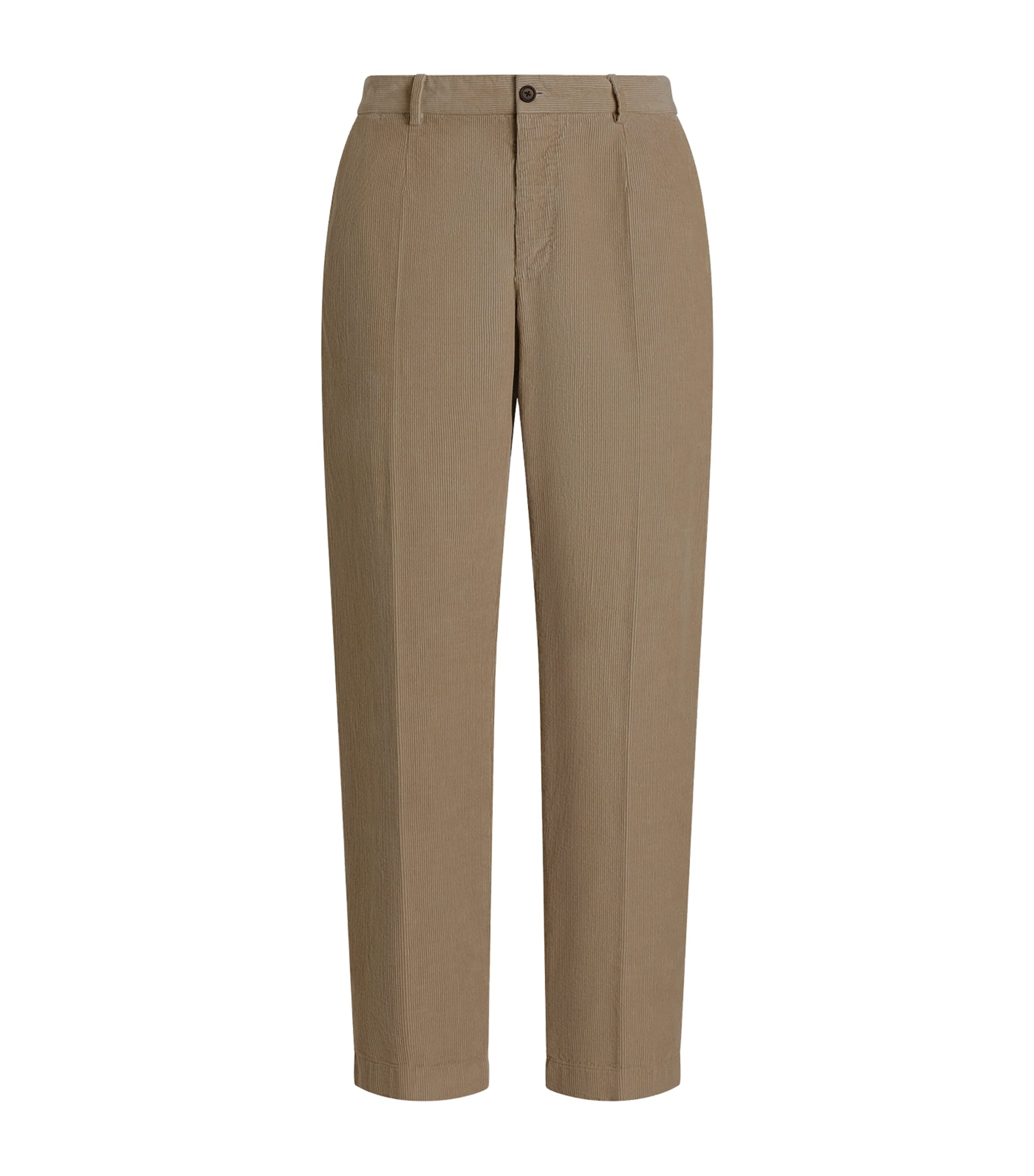 Corduroy Trousers M0131-BEIGE Image 1