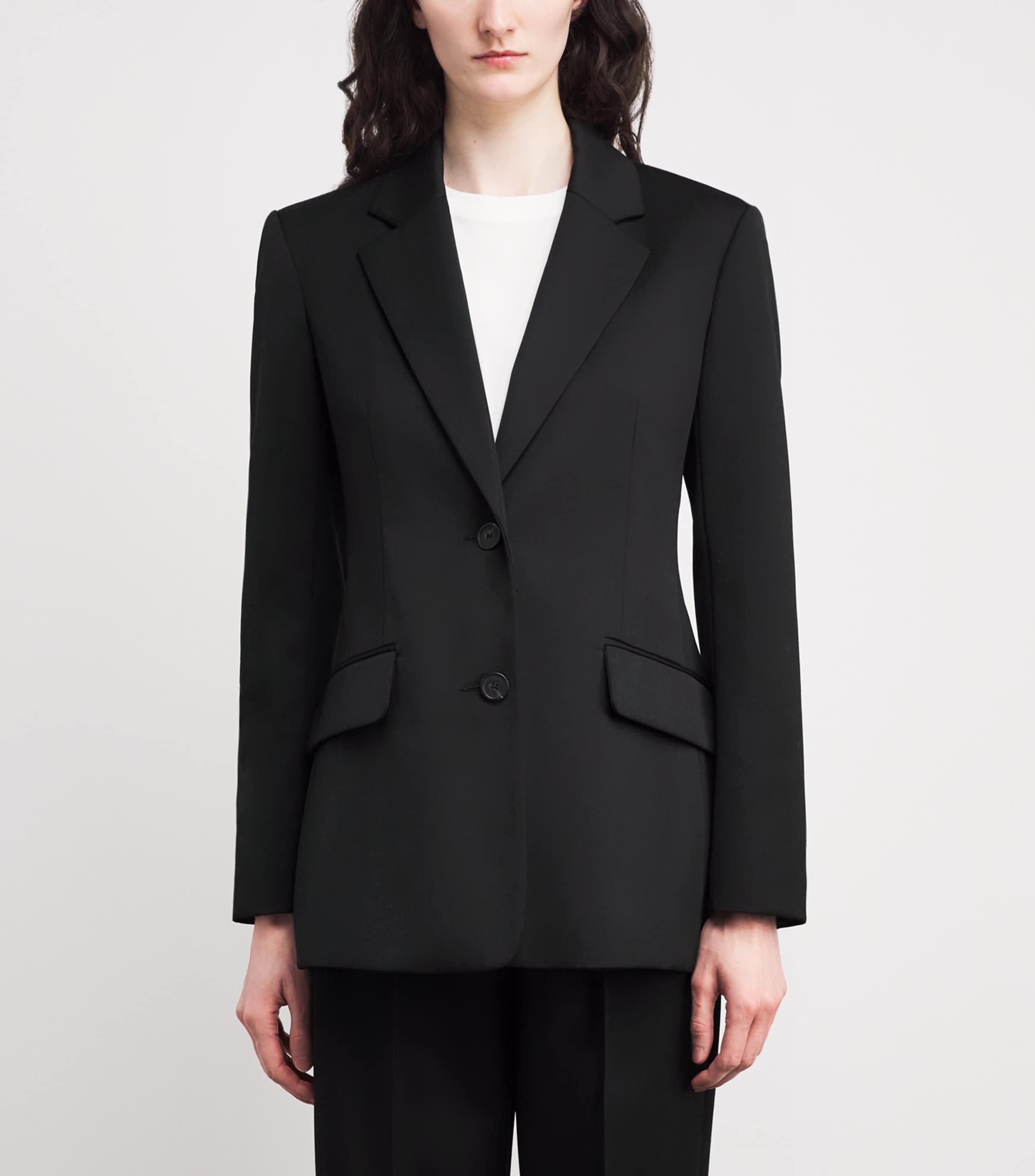 Single-Breasted Blazer BLACK Image 3