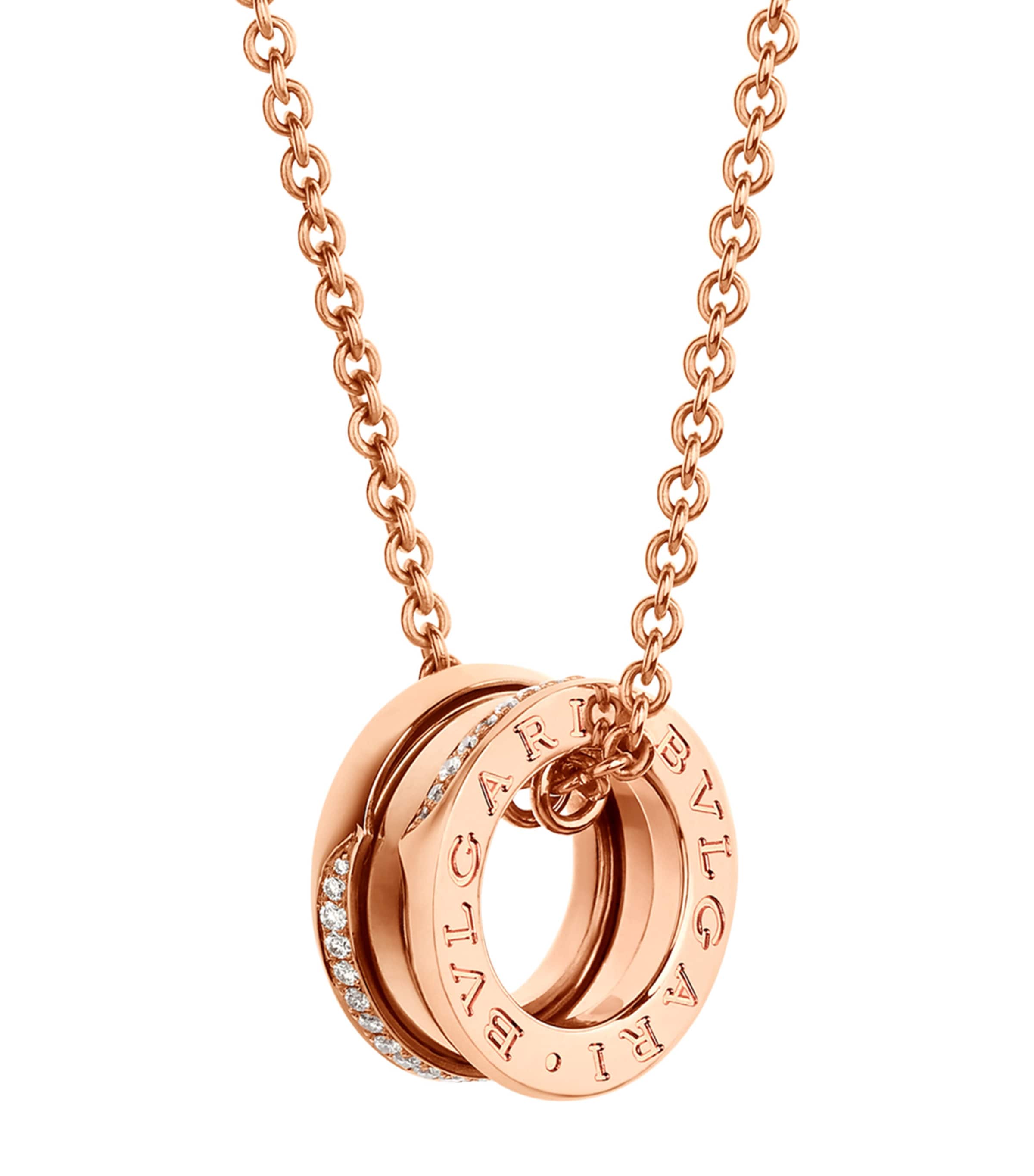 Bvlgari Rose Gold B.zero1 Necklace Pink Gold Image 2