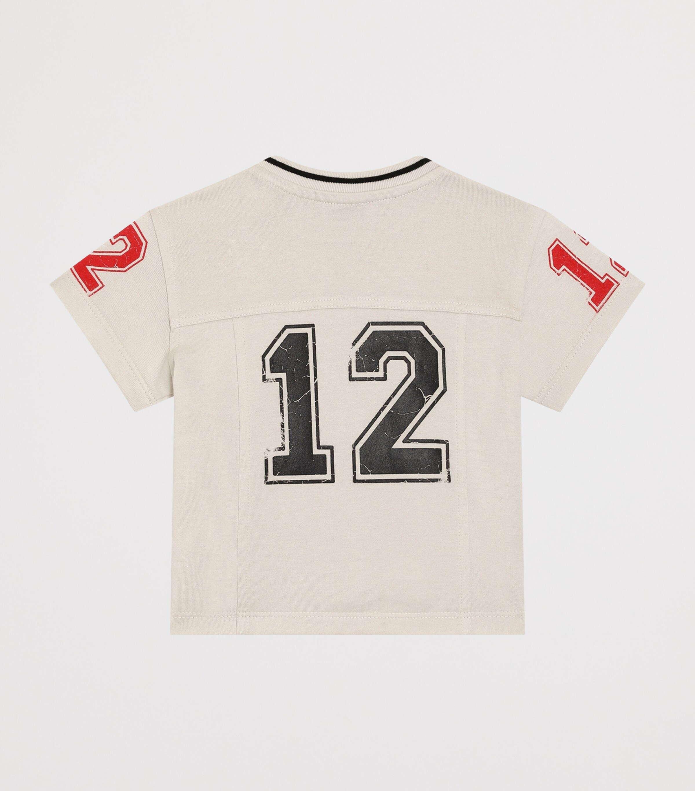 Dolce&Gabbana Kids Cotton Printed T-Shirt (3-30 Months) Ecru' Image 2