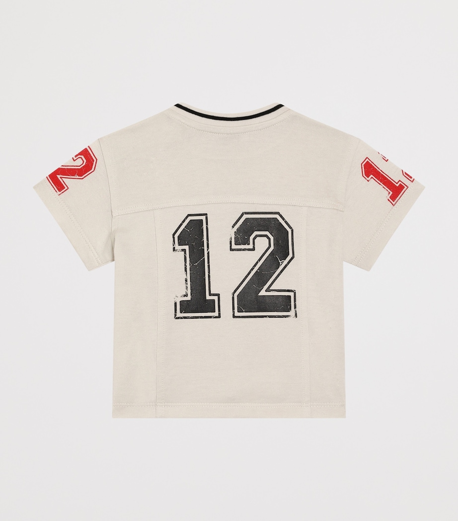 Dolce&Gabbana Kids Cotton Printed T-Shirt (3-30 Months) Ecru' Image 2
