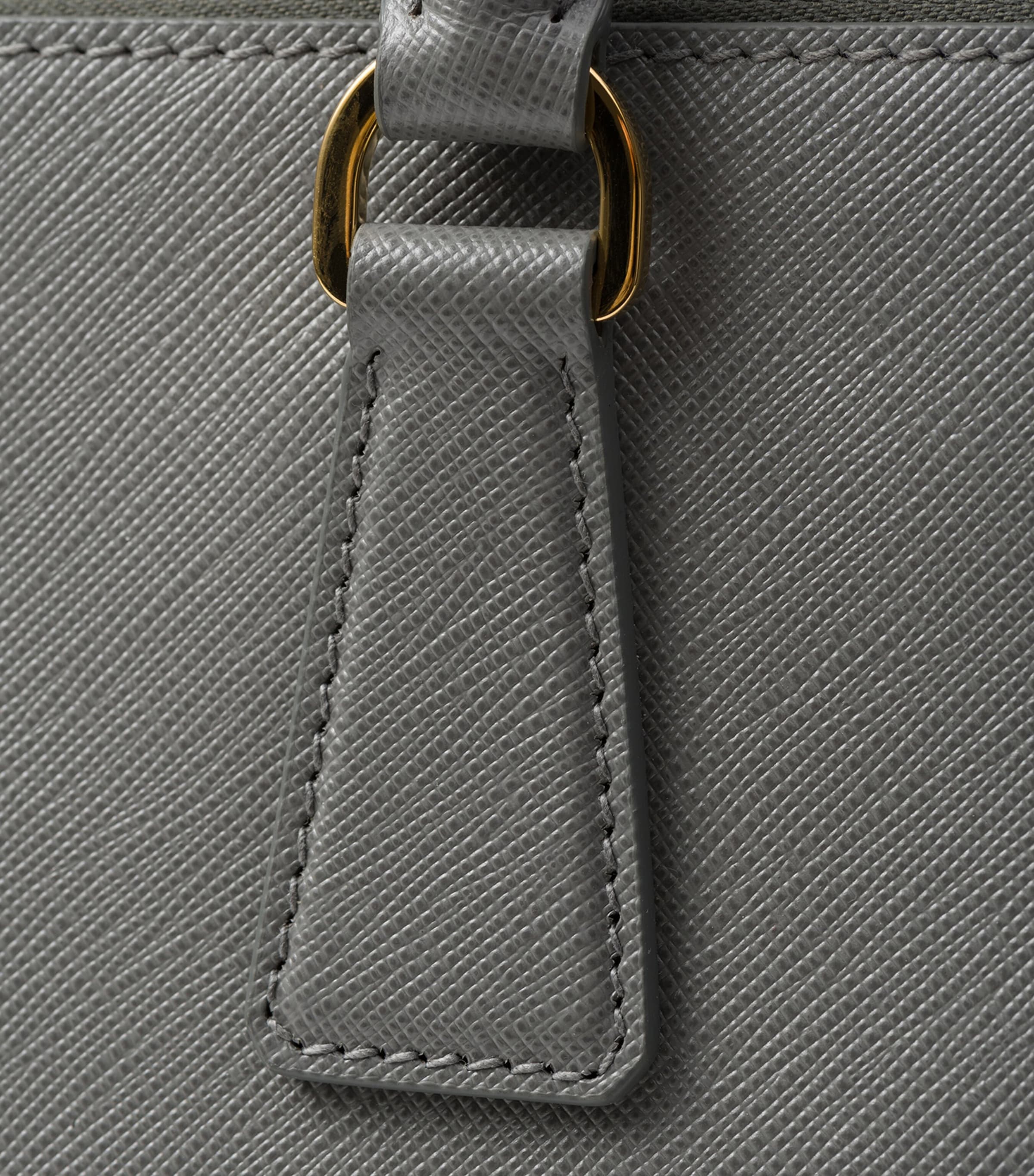 Large Saffiano Leather Galleria Top-Handle Bag F0480 Image 5