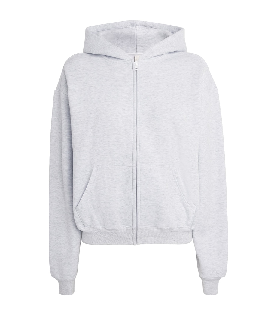 Cotton-Blend Fleece Classic Hoodie LIGHT HEATHER GREY Image 1